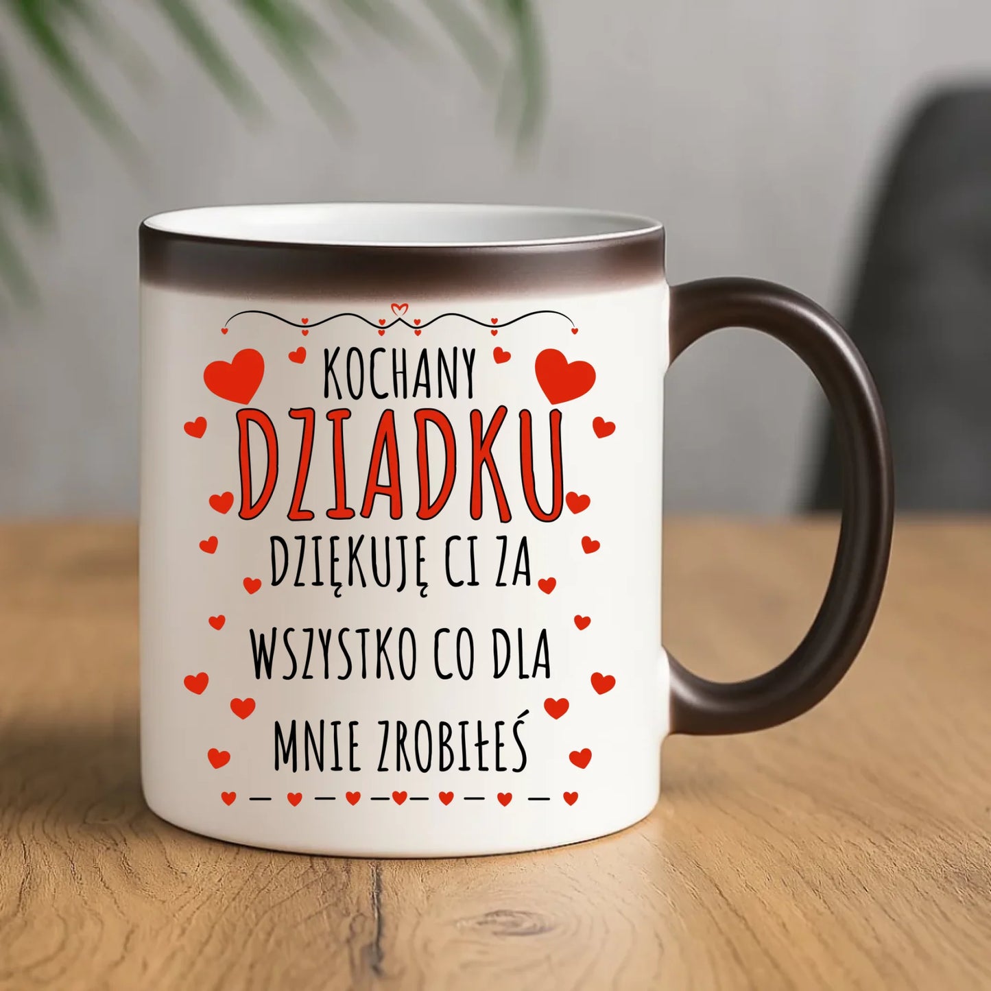 Kubek magiczny dla dziadka - Kochany Dziadku dziękuję Ci D21 - StoryCups.pl