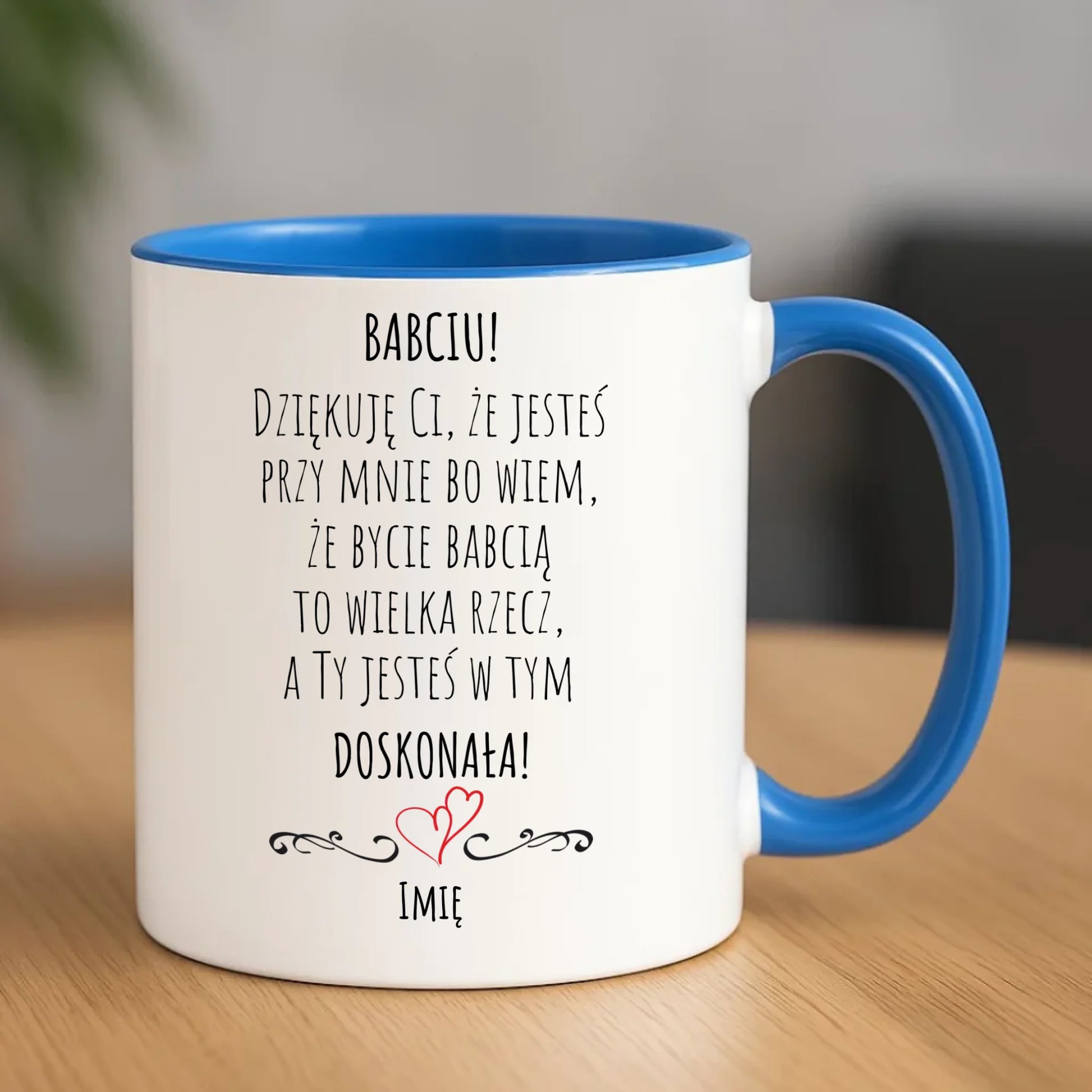 Kubek dla babci - Babciu jesteś doskonała dedykacja - personalizowany B22 - StoryCups.pl