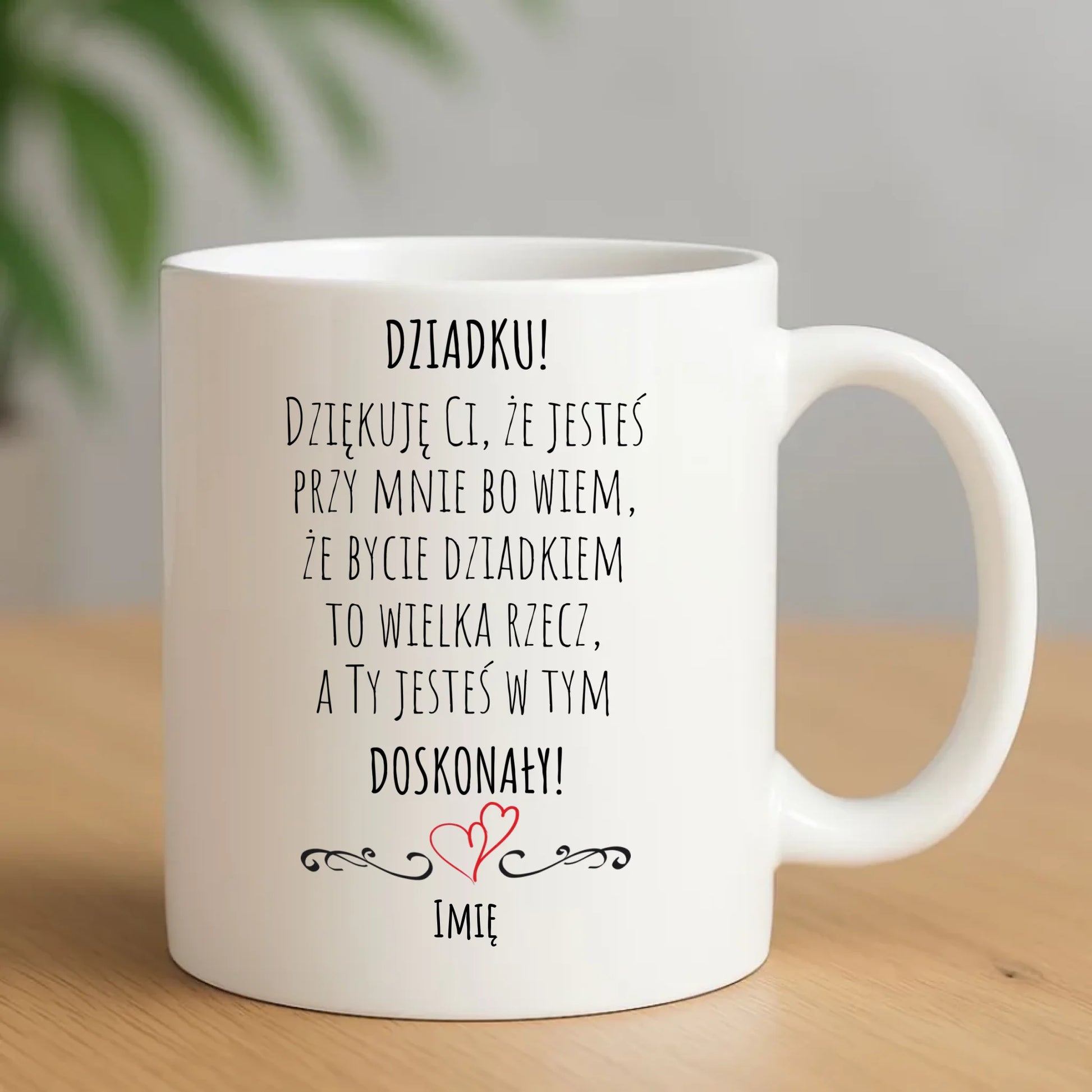 Kubek dla dziadka - Dziadku jesteś doskonały dedykacja - personalizowany D22 - StoryCups.pl