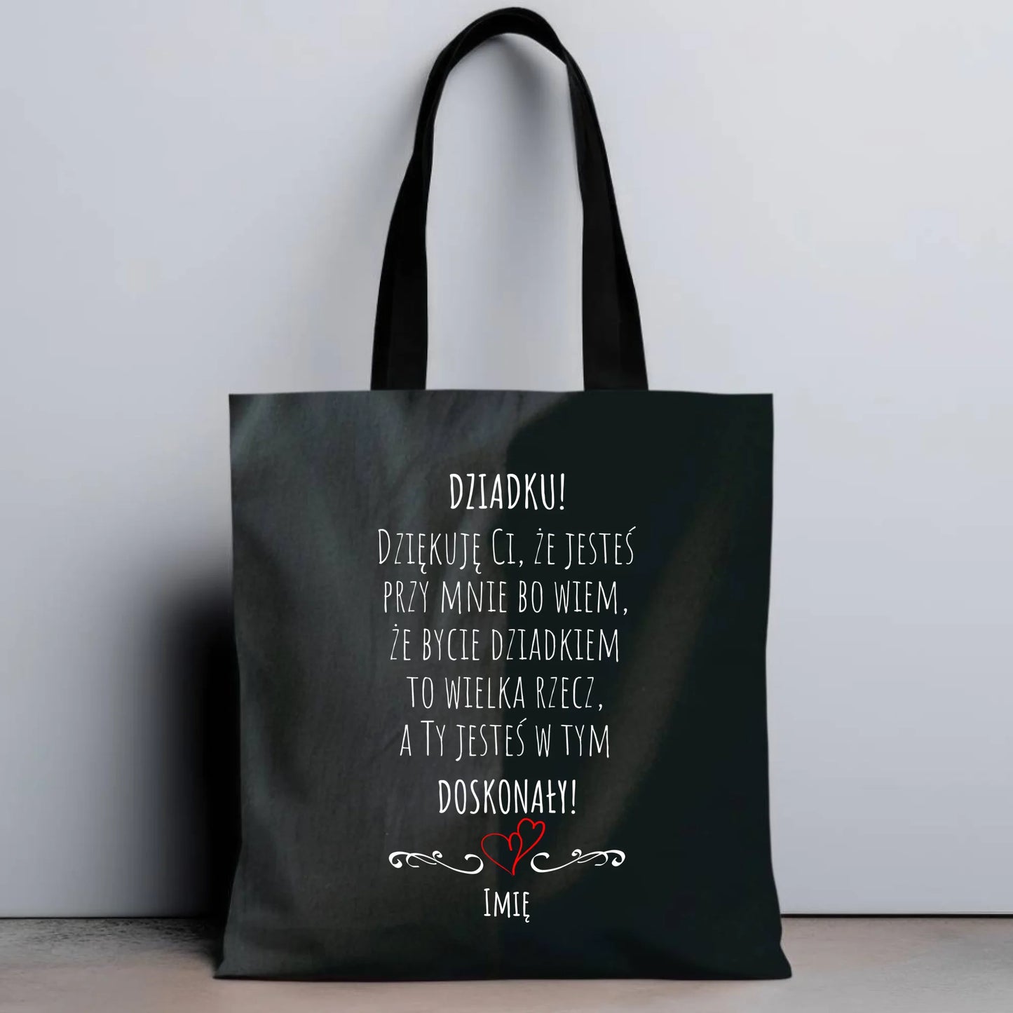 Torba dla dziadka - Dziadku jesteś doskonały dedykacja - personalizowana D22 - StoryCups.pl