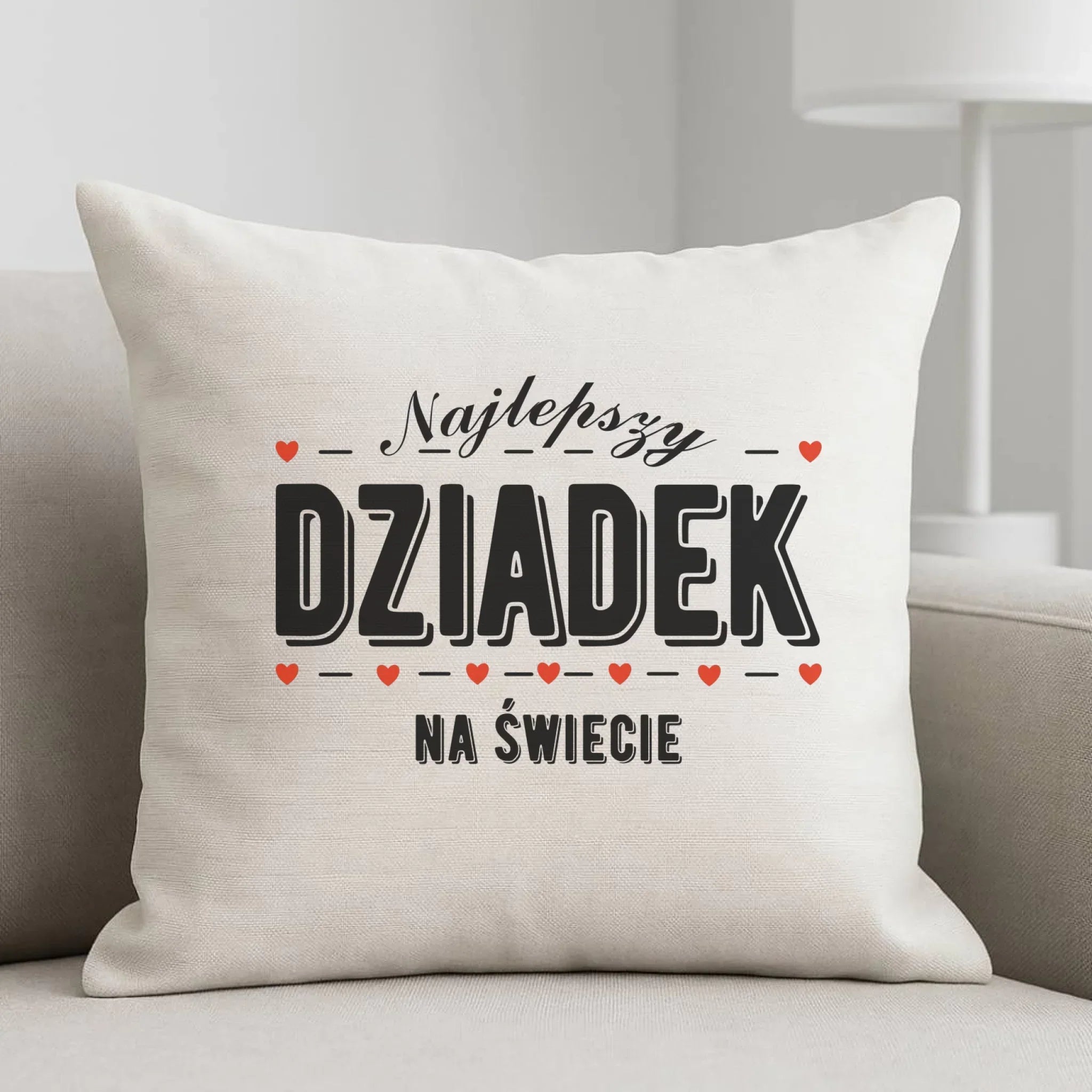 Poduszka dla dziadka - Najlepszy dziadek na świecie D23 - StoryCups.pl