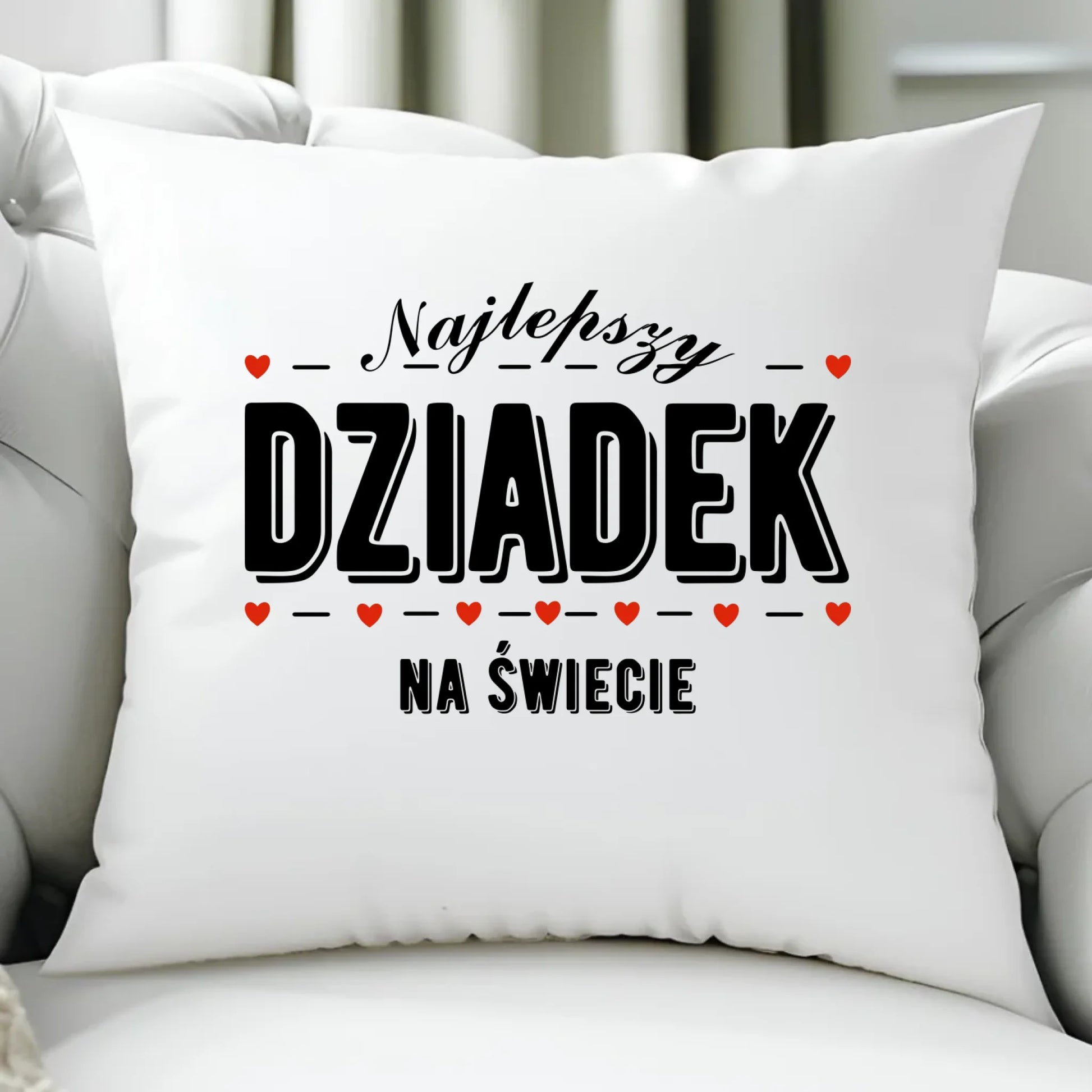 Poduszka dla dziadka - Najlepszy dziadek na świecie D23 - StoryCups.pl