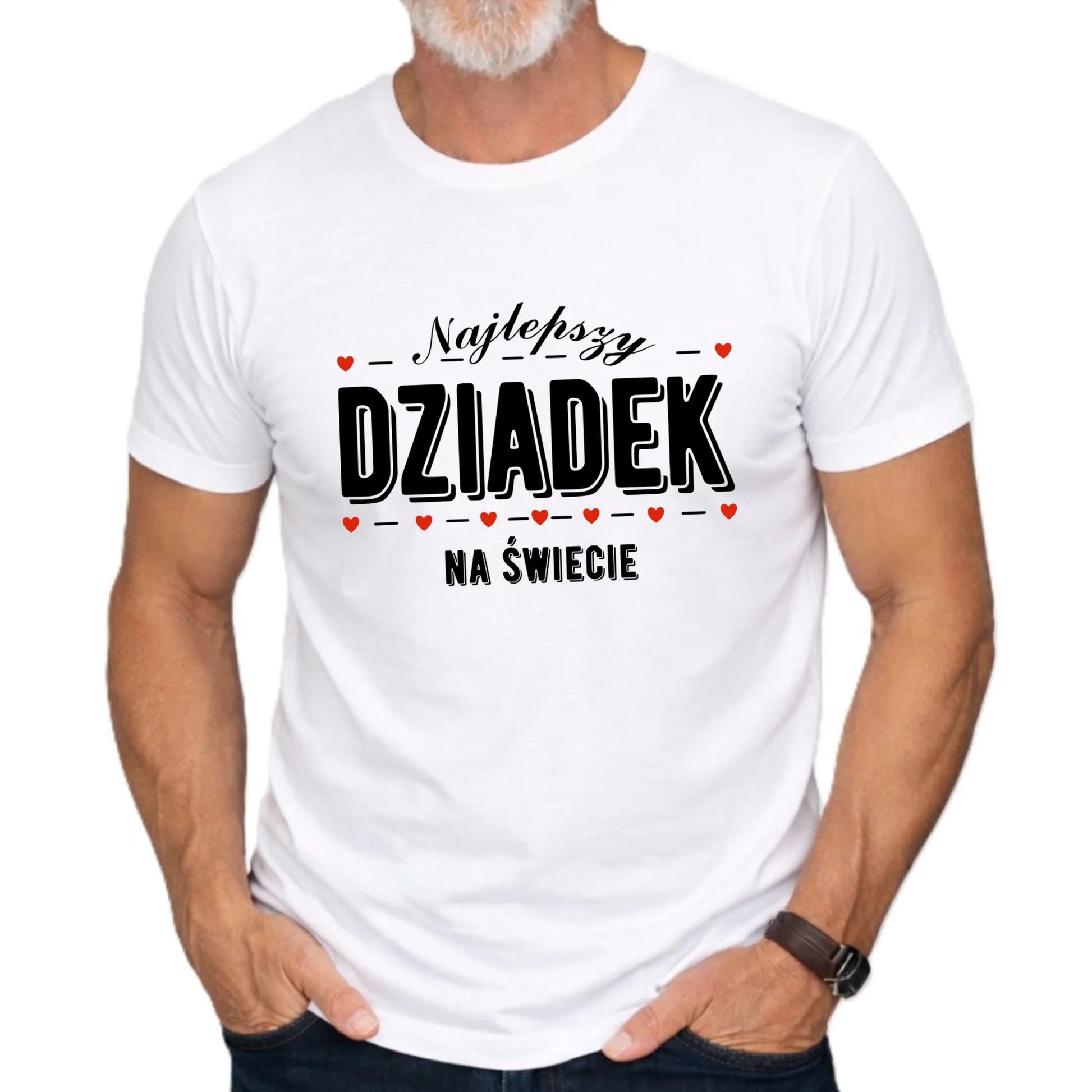 Koszulka dla dziadka - Najlepszy dziadek na świecie D23 - StoryCups.pl