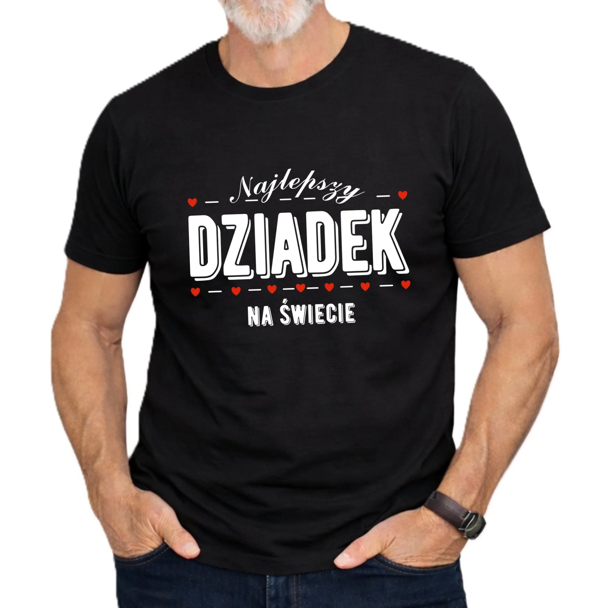 Koszulka dla dziadka - Najlepszy dziadek na świecie D23 - StoryCups.pl