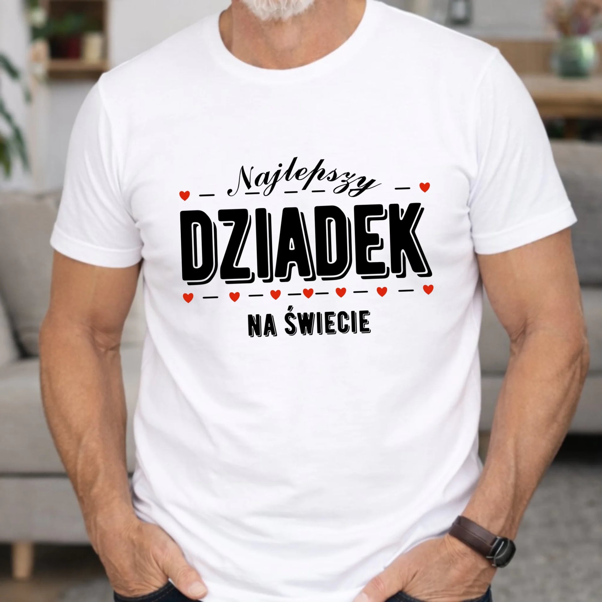 Koszulka dla dziadka - Najlepszy dziadek na świecie D23 - StoryCups.pl