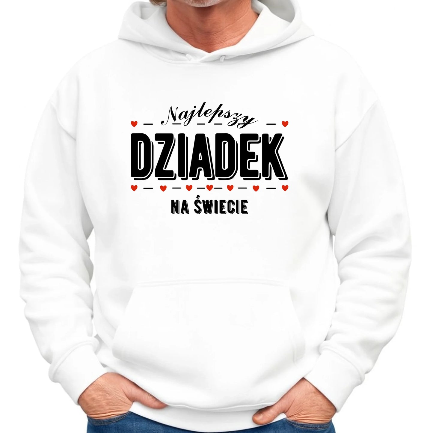 Bluza z kapturem dla dziadka - Najlepszy dziadek na świecie D23 - StoryCups.pl