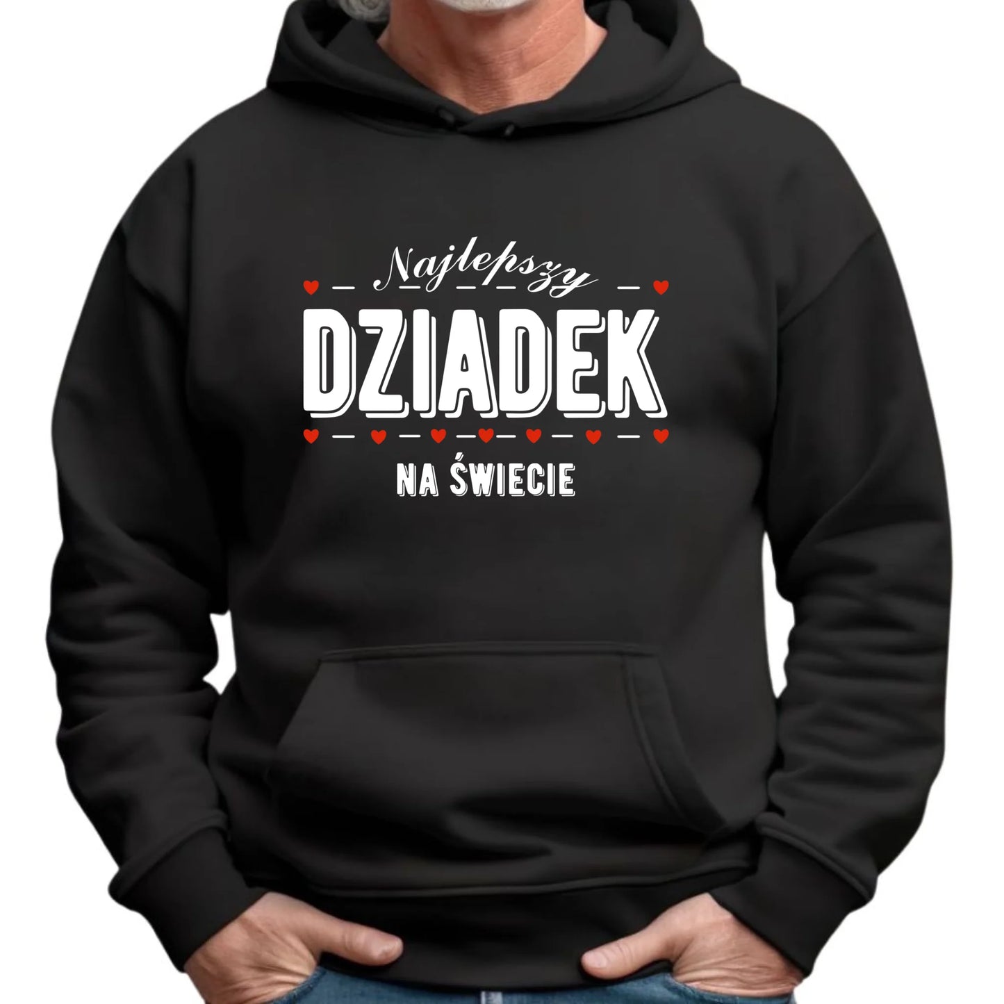 Bluza z kapturem dla dziadka - Najlepszy dziadek na świecie D23 - StoryCups.pl