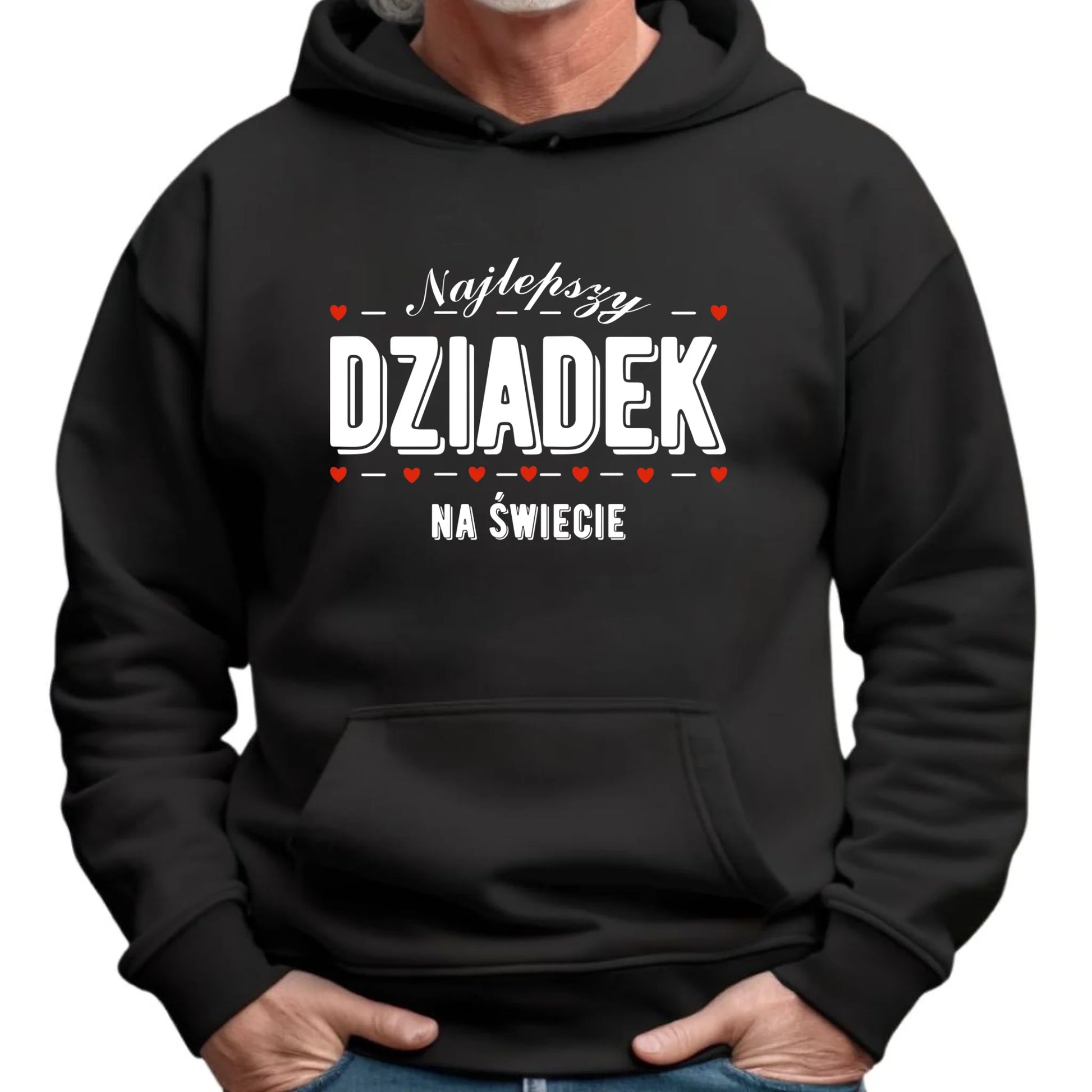 Bluza z kapturem dla dziadka - Najlepszy dziadek na świecie D23 - StoryCups.pl