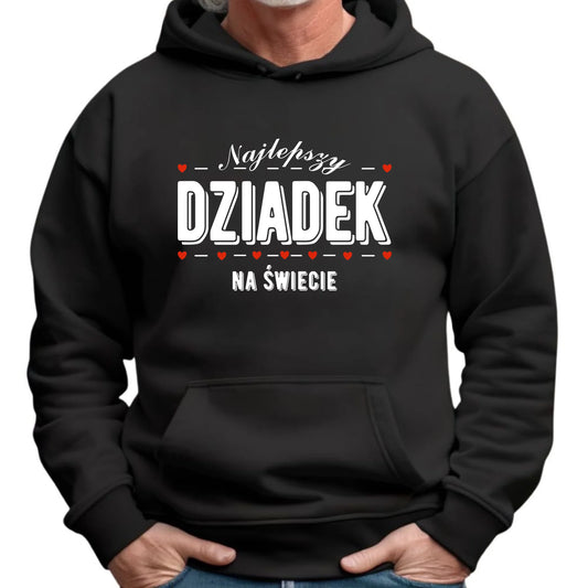 Bluza z kapturem dla dziadka - Najlepszy dziadek na świecie D23 - StoryCups.pl