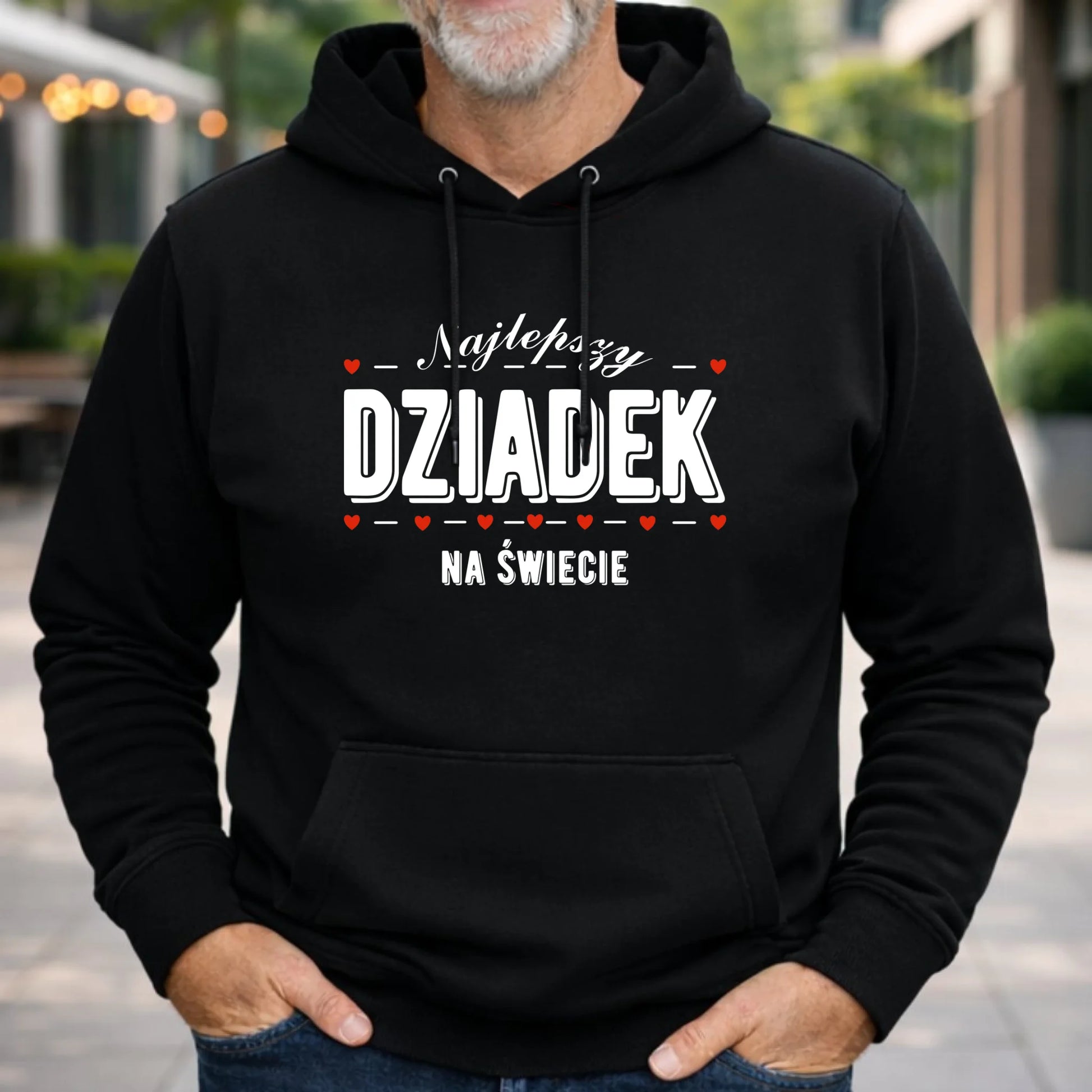 Bluza z kapturem dla dziadka - Najlepszy dziadek na świecie D23 - StoryCups.pl