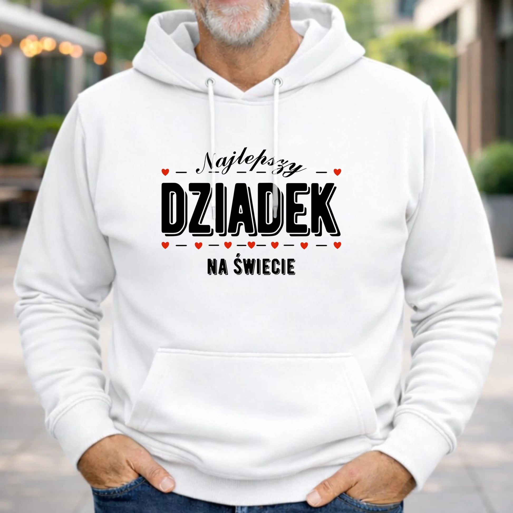 Bluza z kapturem dla dziadka - Najlepszy dziadek na świecie D23 - StoryCups.pl