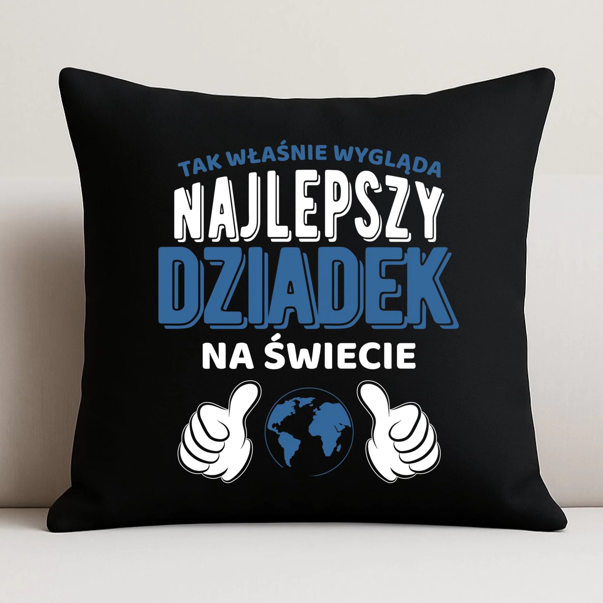 Poduszka dekoracyjna dla dziadka - Tak wygląda najlepszy dziadek na świecie D24 - StoryCups.pl