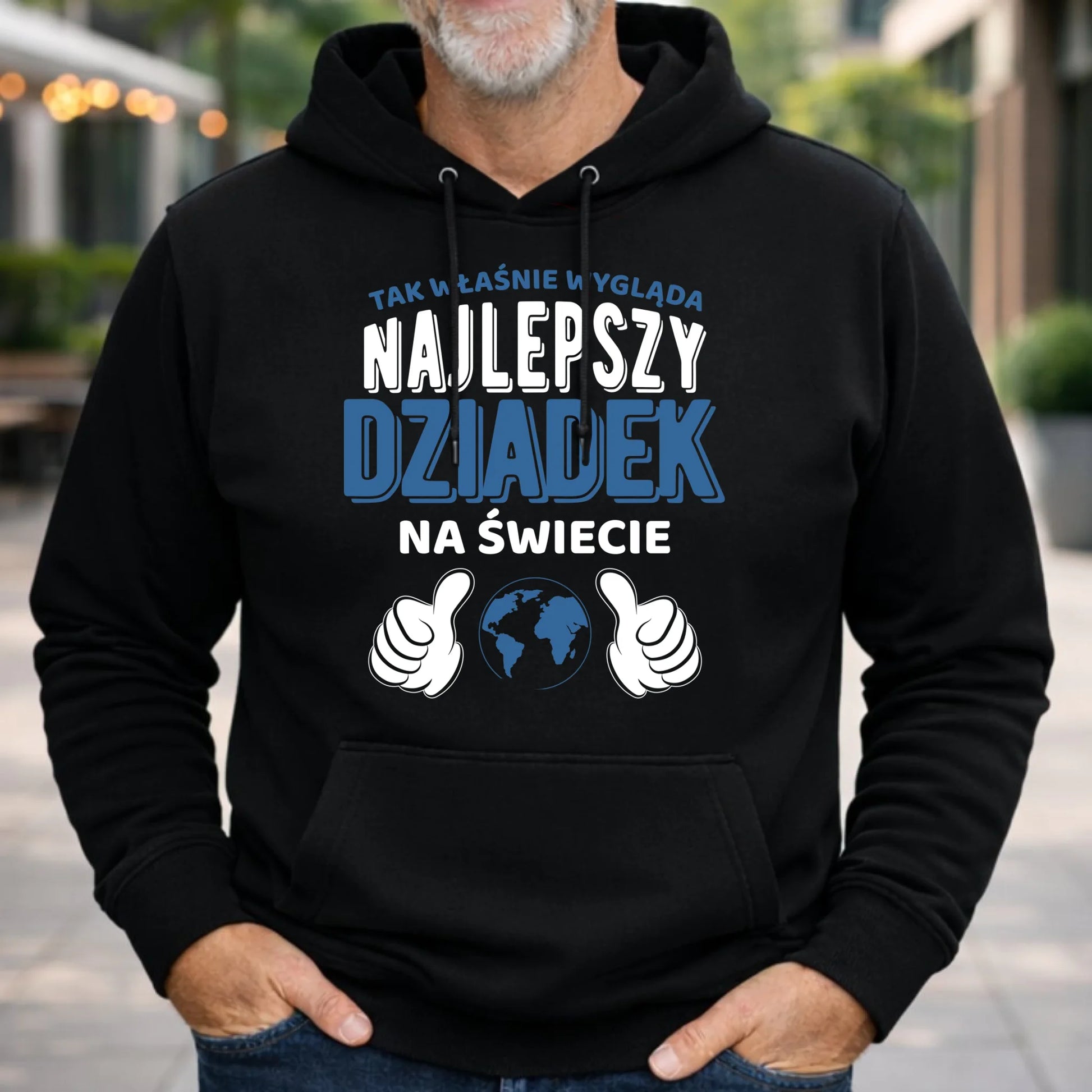 Bluza z kapturem dla dziadka - Tak wygląda najlepszy dziadek na świecie D24 - StoryCups.pl
