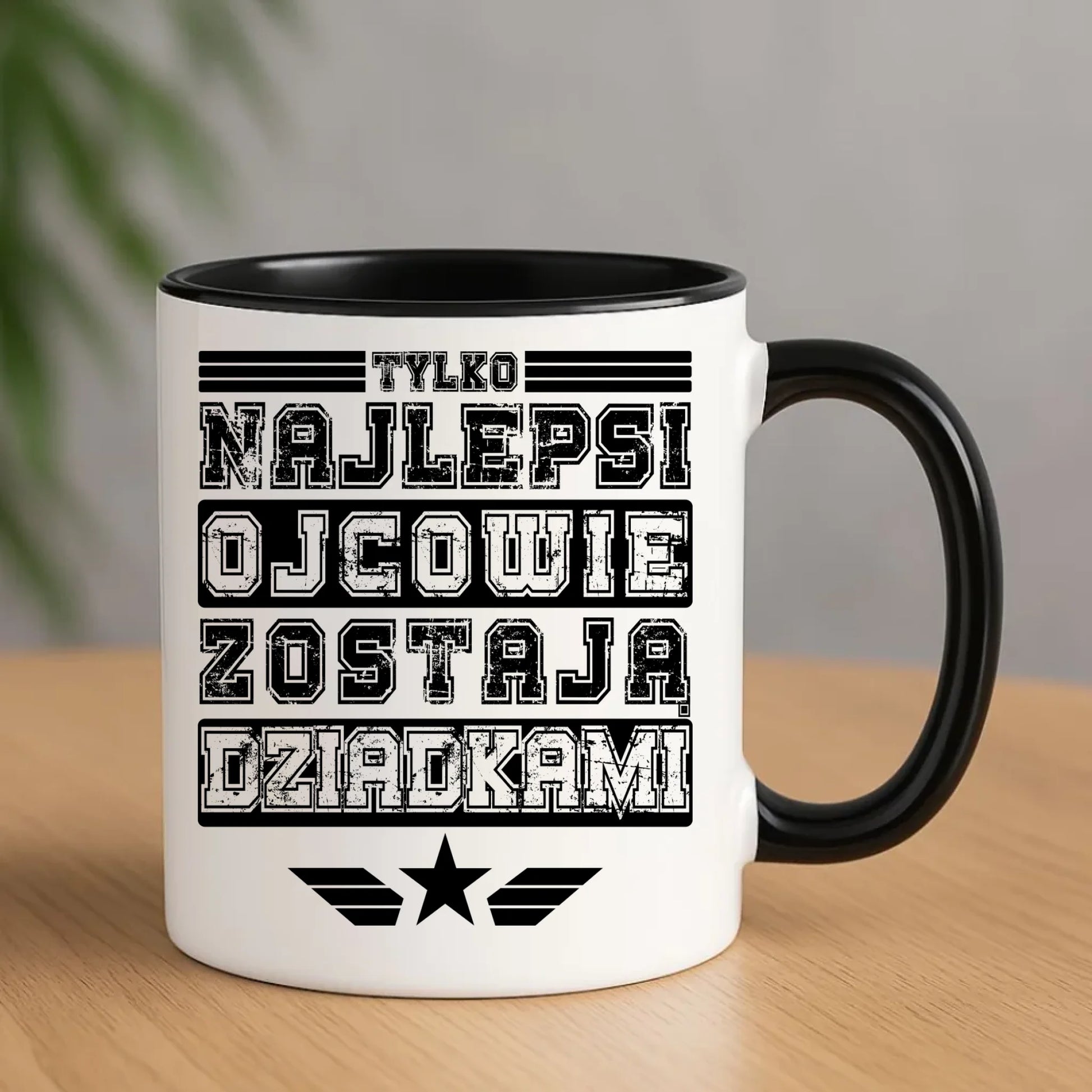 Kubek dla dziadka - Tylko najlepsi ojcowie zostają dziadkami D25 - StoryCups.pl