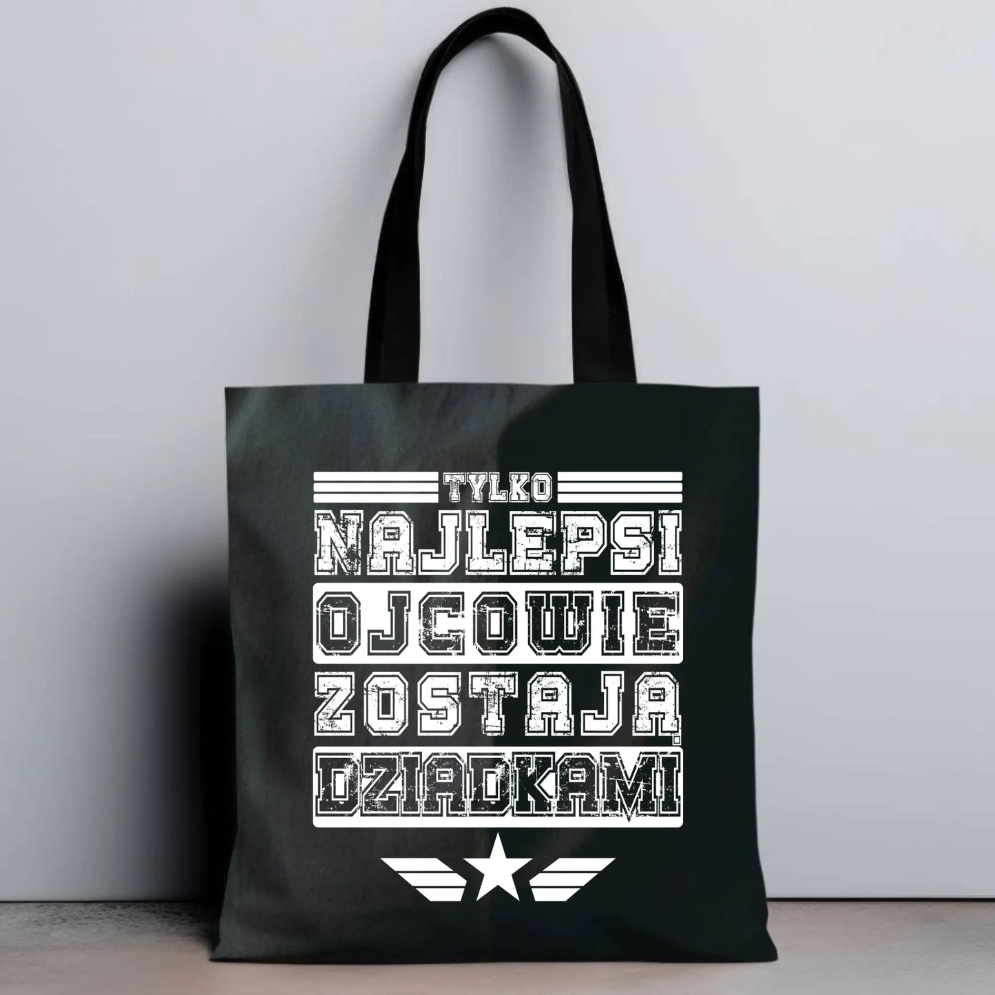 Torba dla dziadka - Tylko najlepsi ojcowie zostają dziadkami D25 - StoryCups.pl