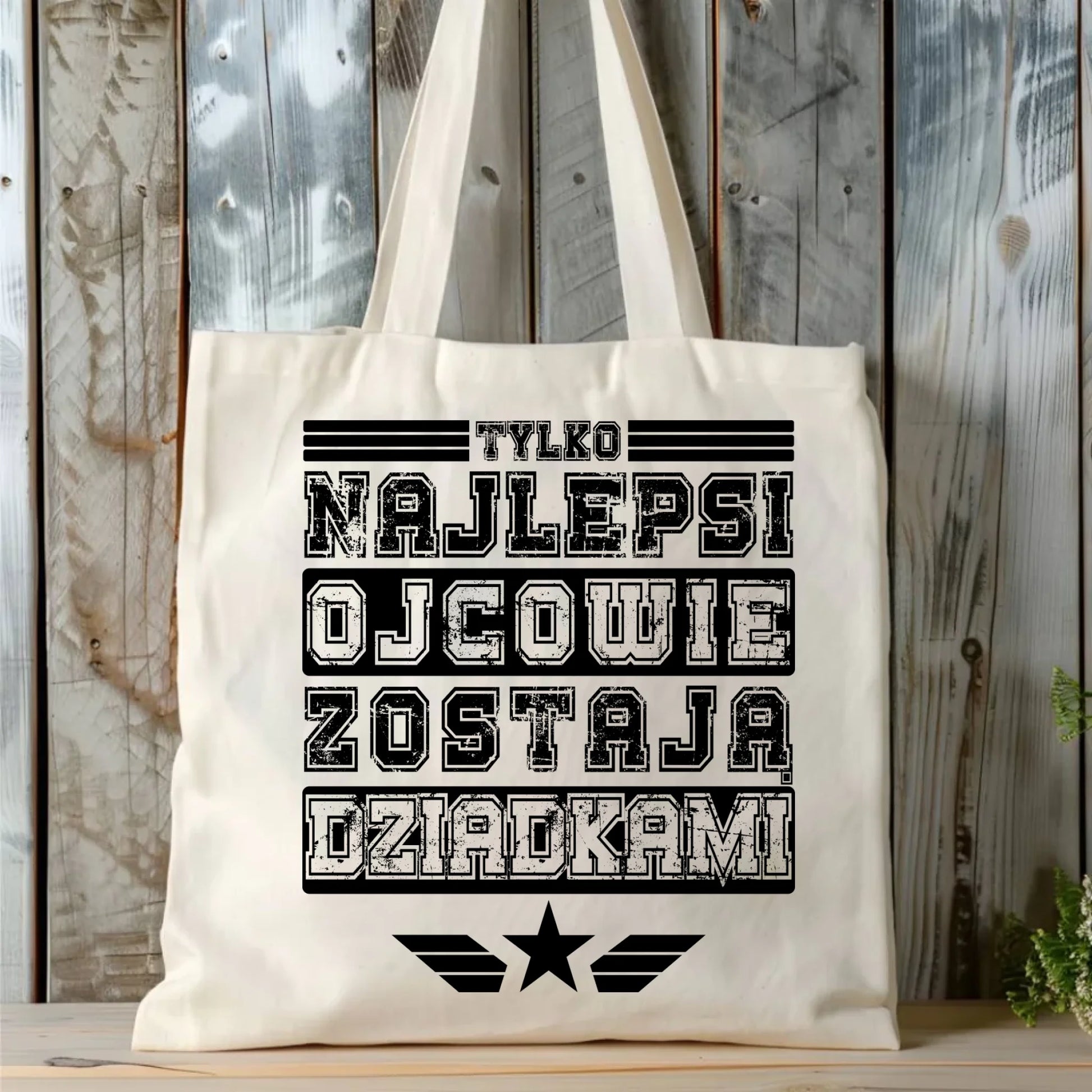 Torba dla dziadka - Tylko najlepsi ojcowie zostają dziadkami D25 - StoryCups.pl