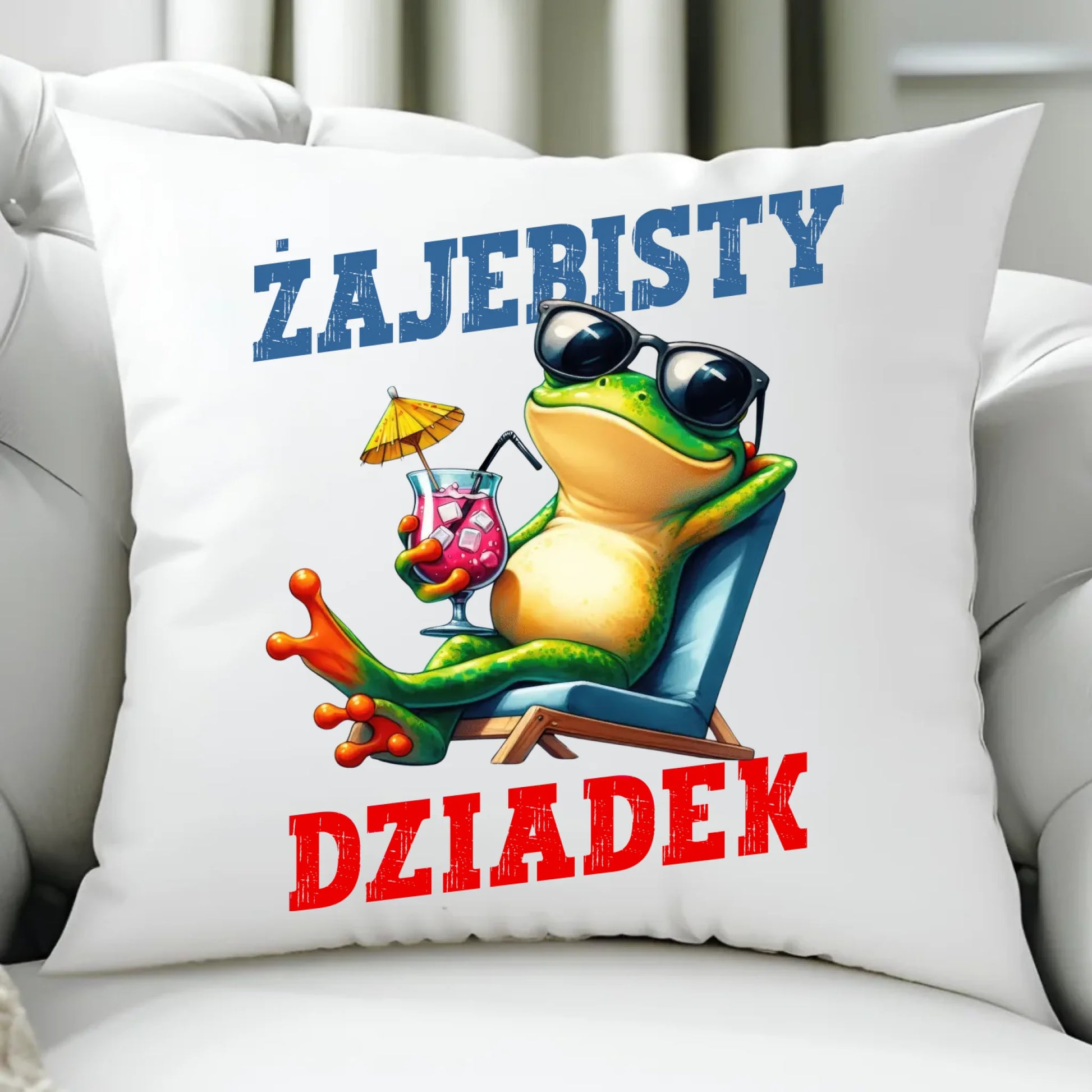 Poduszka dla dziadka - Żajebisty dziadek D27 - StoryCups.pl