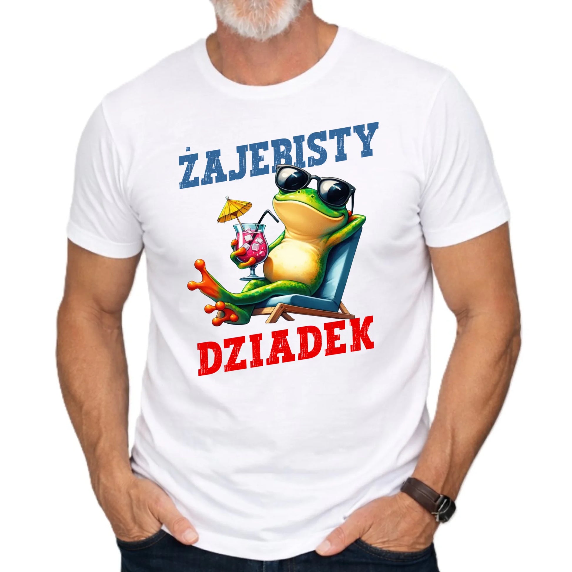 Koszulka dla dziadka - Żajebisty dziadek D27 - StoryCups.pl