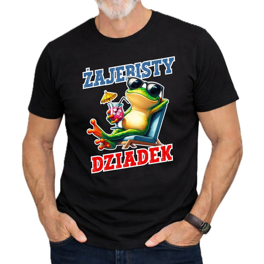 Koszulka dla dziadka - Żajebisty dziadek D27 - StoryCups.pl