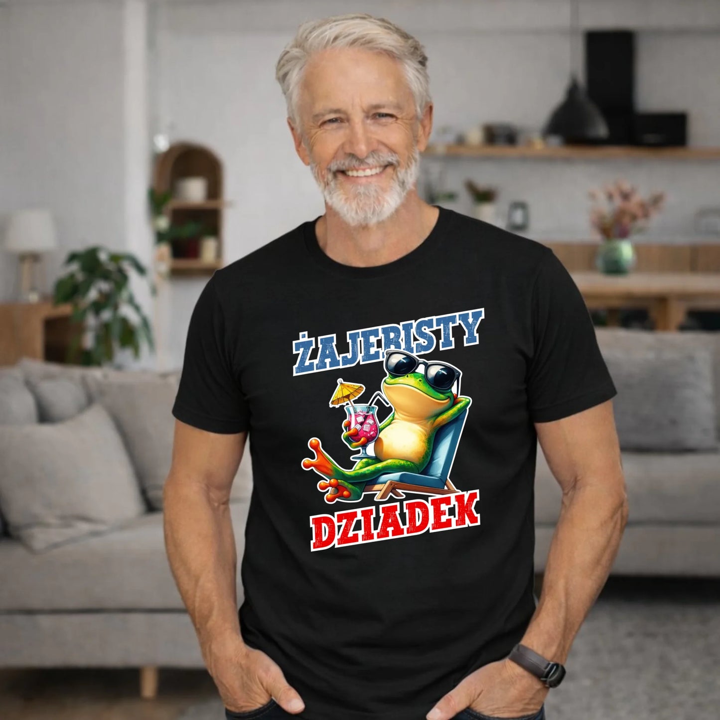 Koszulka dla dziadka - Żajebisty dziadek D27 - StoryCups.pl