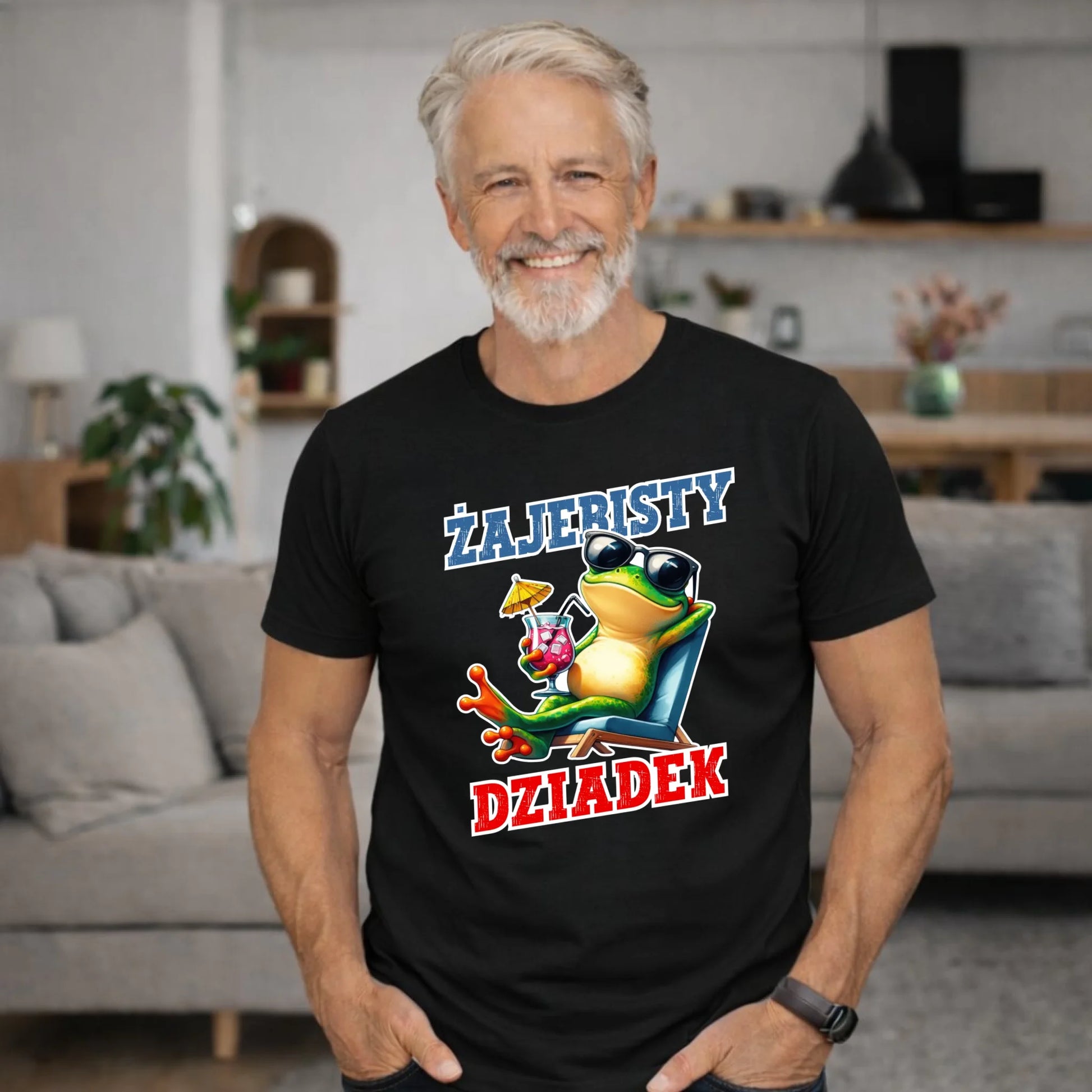 Koszulka dla dziadka - Żajebisty dziadek D27 - StoryCups.pl