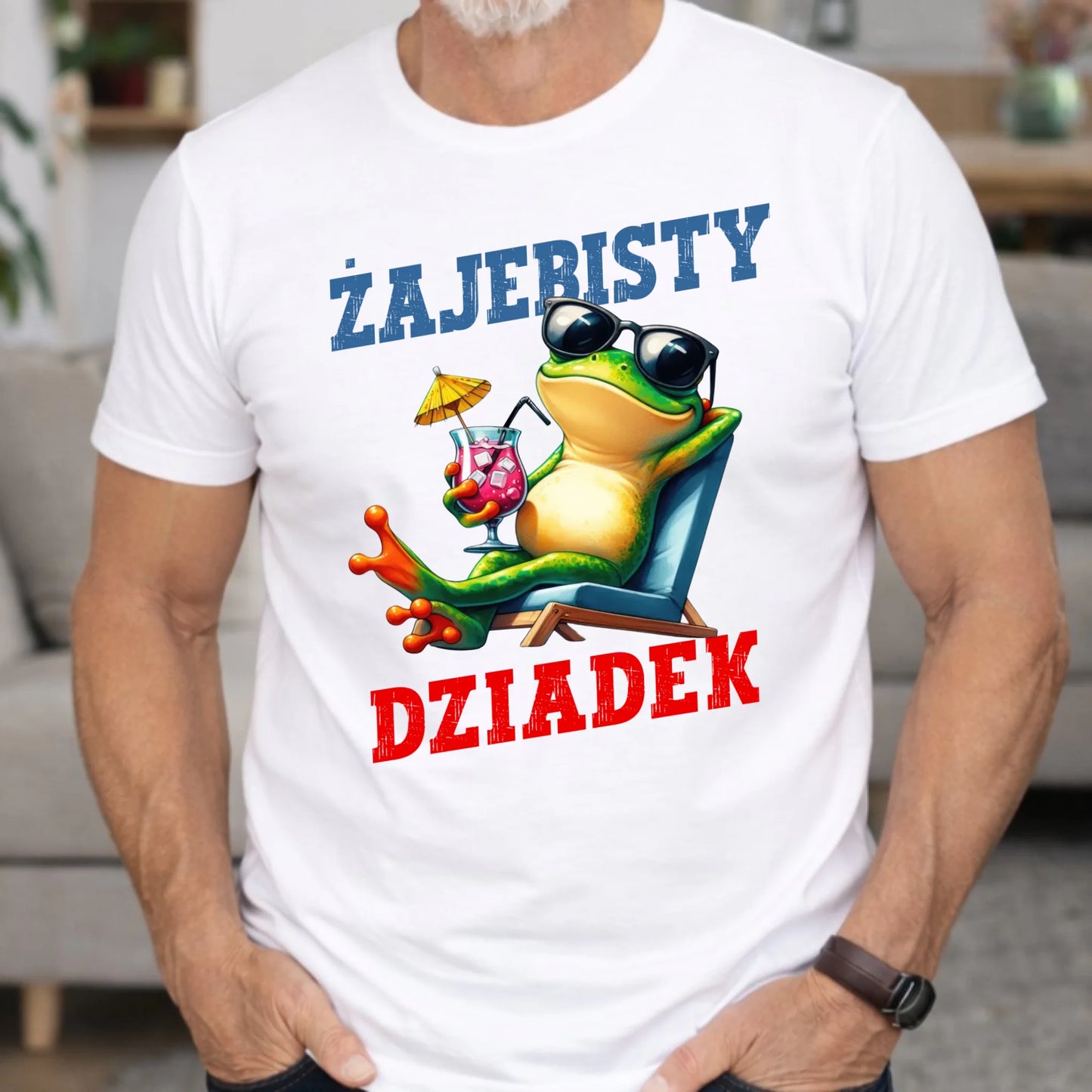 Koszulka dla dziadka - Żajebisty dziadek D27 - StoryCups.pl