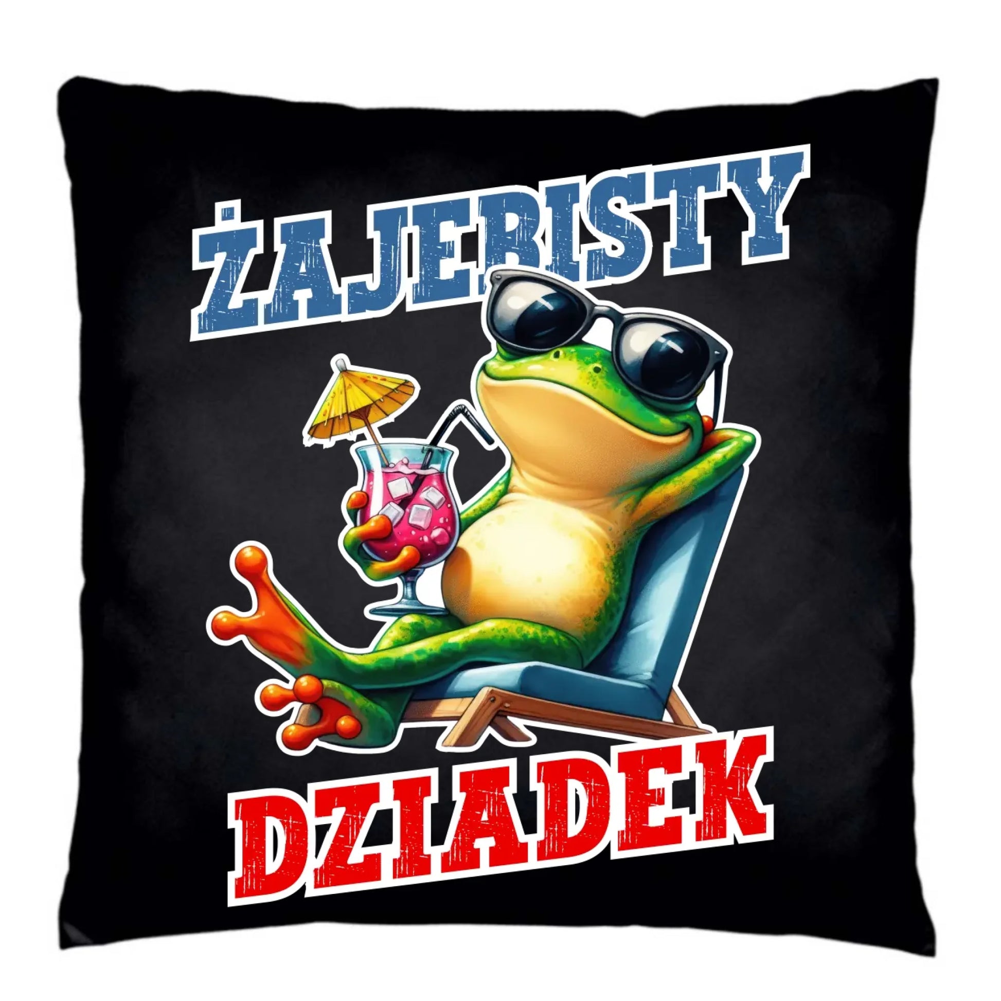 Poduszka dekoracyjna dla dziadka - Żajebisty dziadek D27 - StoryCups.pl