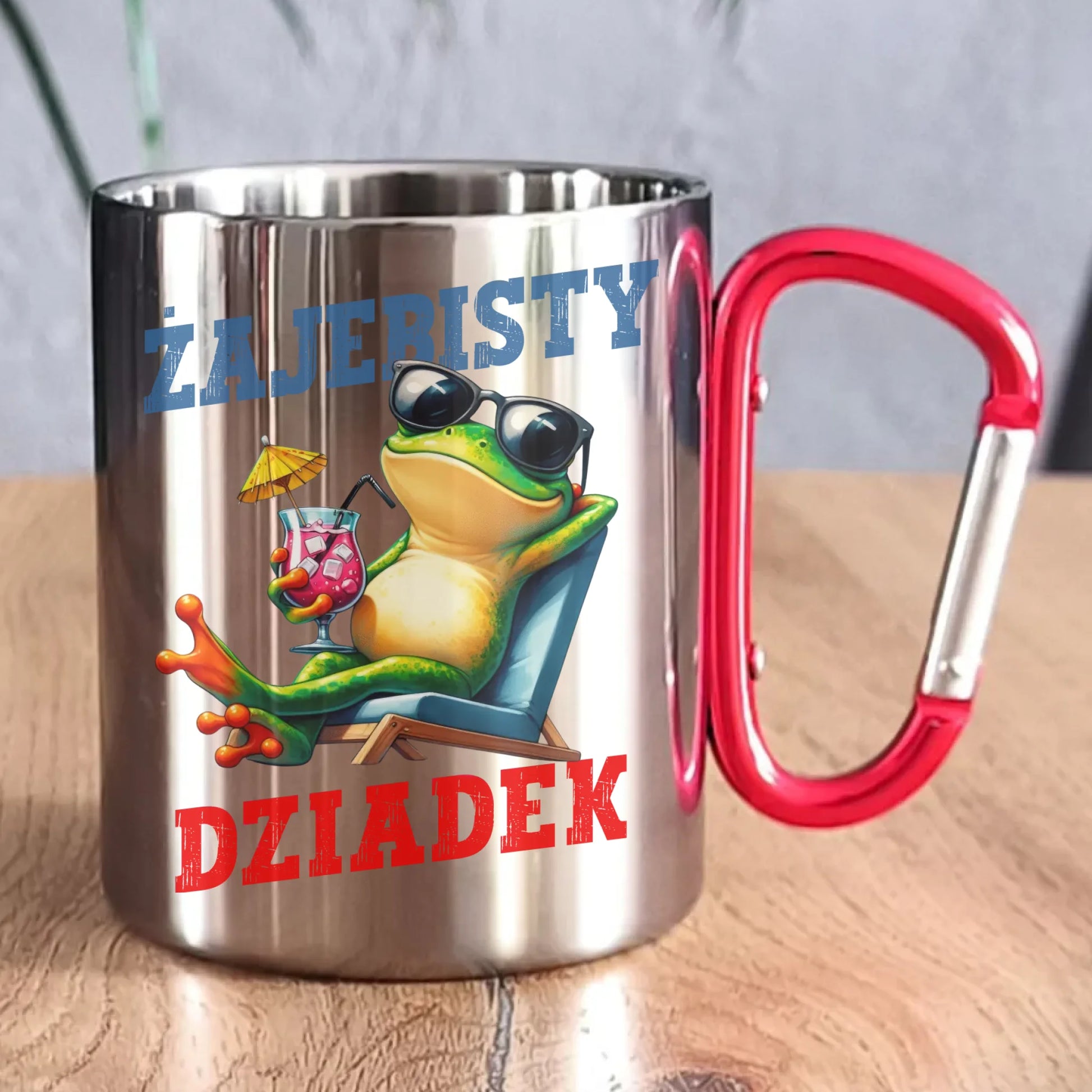 Kubek metalowy dla dziadka - Żajebisty dziadek D27 - StoryCups.pl