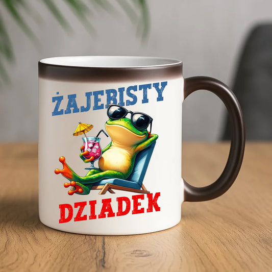 Kubek magiczny dla dziadka - Żajebisty dziadek D27 - StoryCups.pl