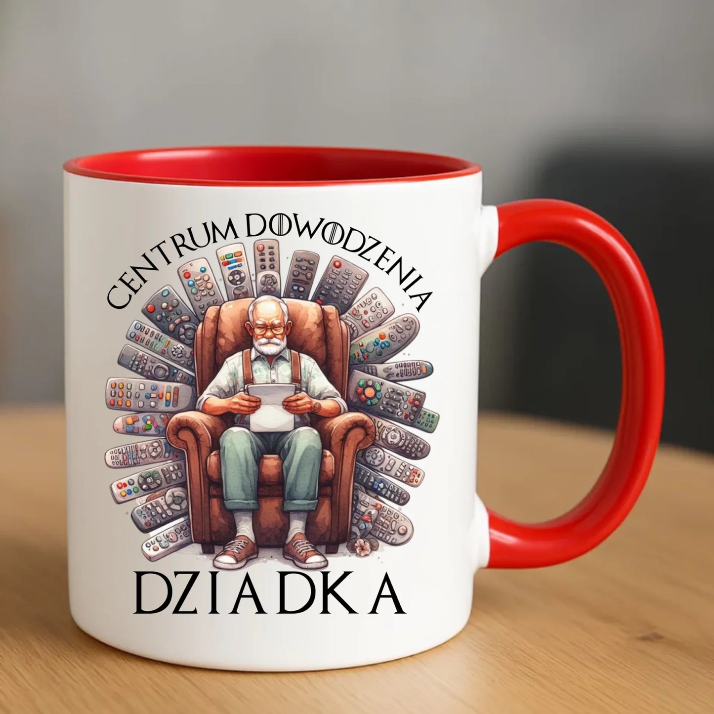 Kubek dla dziadka - Centrum dowodzenia D28 - StoryCups.pl