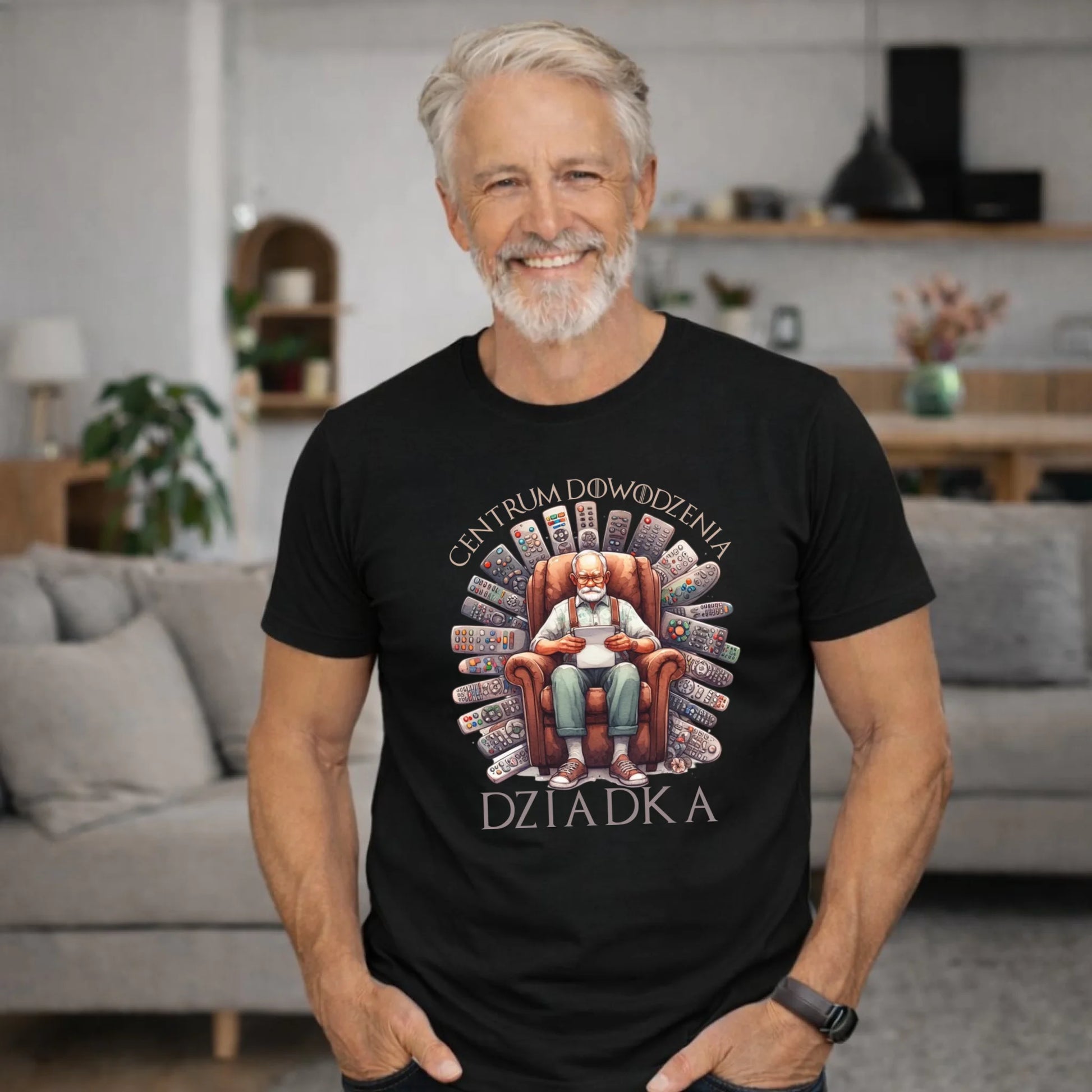 Koszulka dla dziadka - Centrum dowodzenia D28 - StoryCups.pl