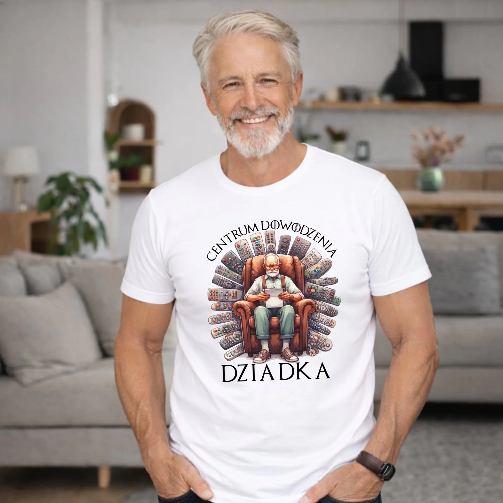Koszulka dla dziadka - Centrum dowodzenia D28 - StoryCups.pl