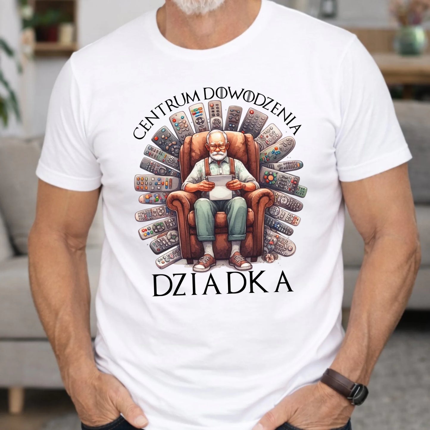 Koszulka dla dziadka - Centrum dowodzenia D28 - StoryCups.pl