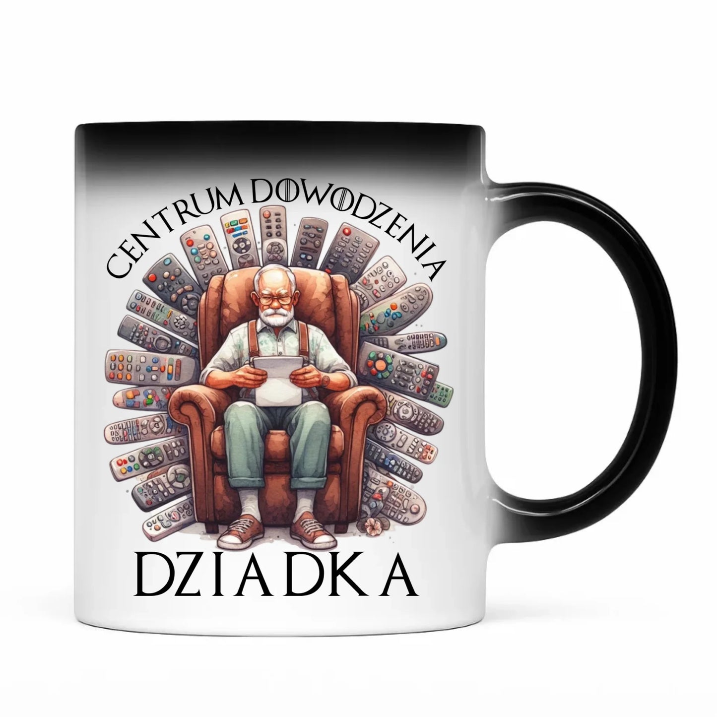 Kubek magiczny dla dziadka - Centrum dowodzenia D28 - StoryCups.pl