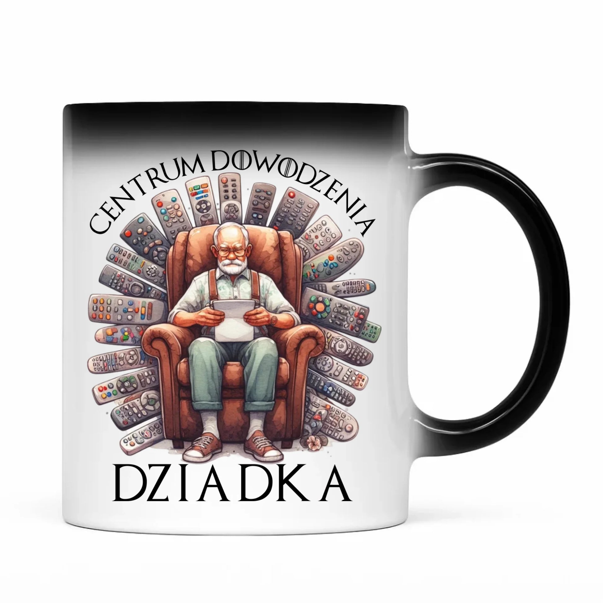Kubek magiczny dla dziadka - Centrum dowodzenia D28 - StoryCups.pl