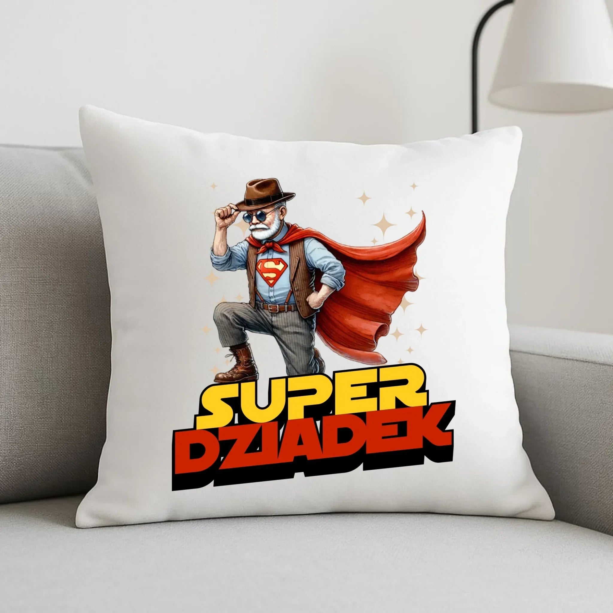 Poduszka dla dziadka - Super Dziadek D29 - StoryCups.pl