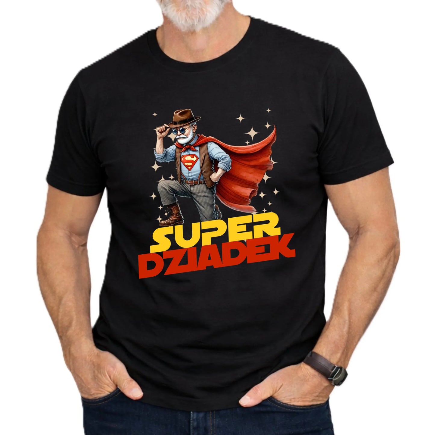 Koszulka dla dziadka - Super Dziadek D29 - StoryCups.pl