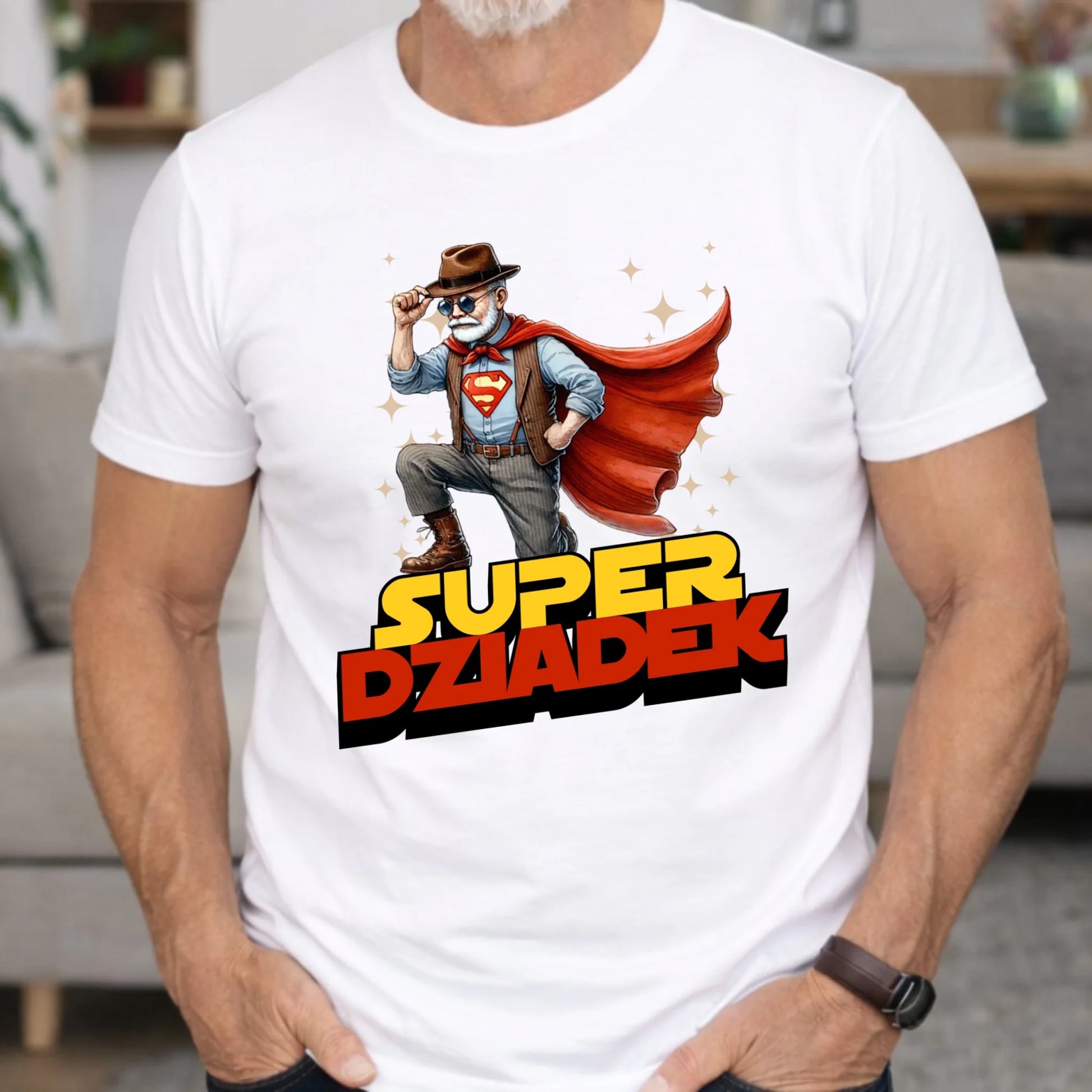 Koszulka dla dziadka - Super Dziadek D29 - StoryCups.pl