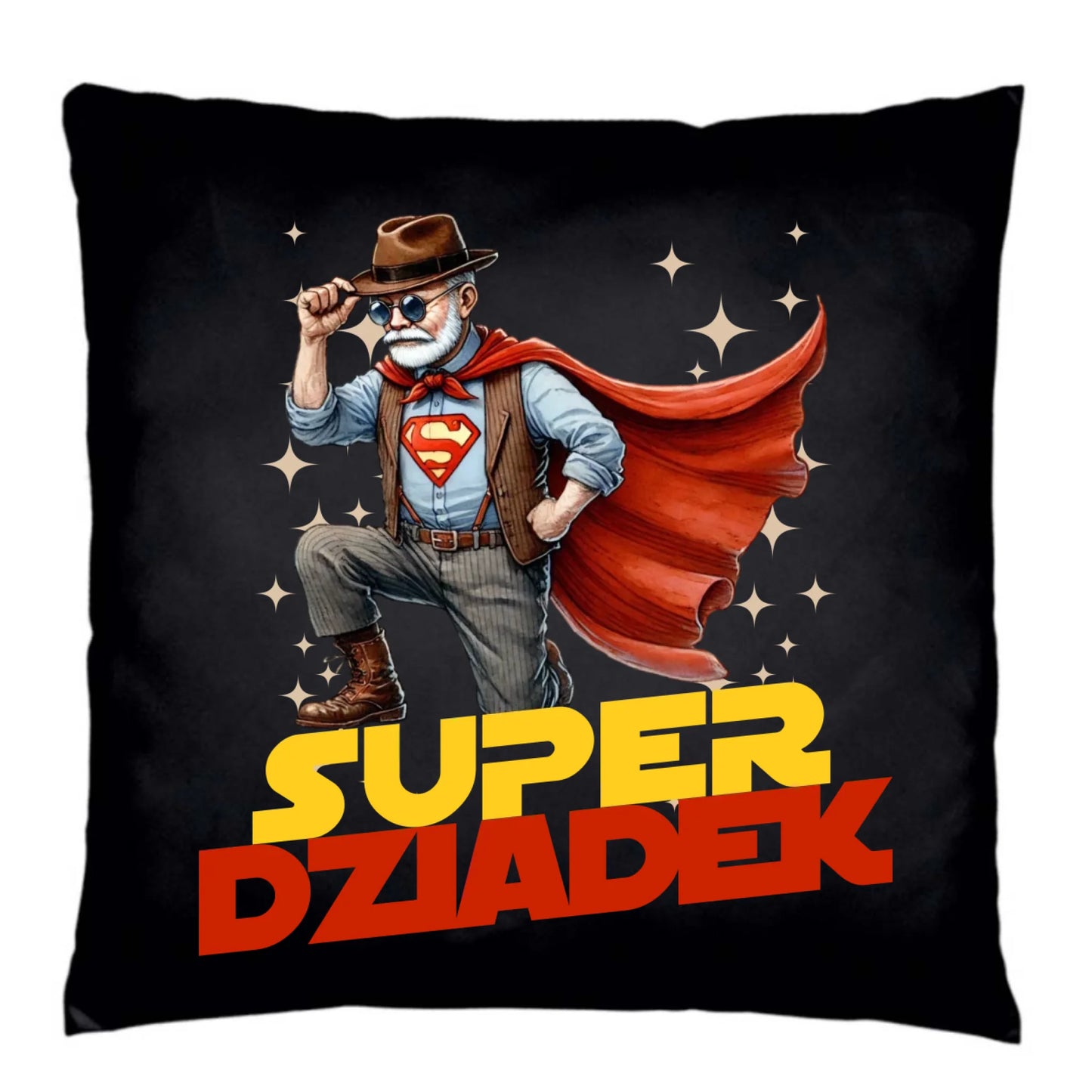 Poduszka dekoracyjna dla dziadka - Super Dziadek D29 - StoryCups.pl