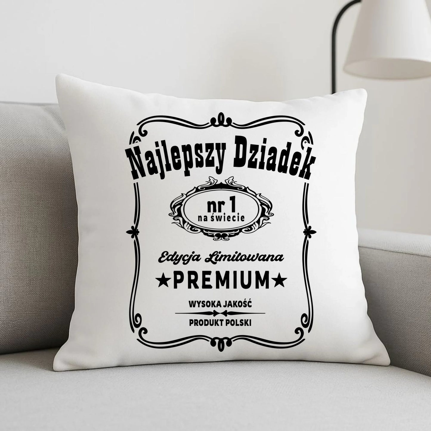 Poduszka dla dziadka - Najlepszy dziadek edycja limitowana D30 - StoryCups.pl