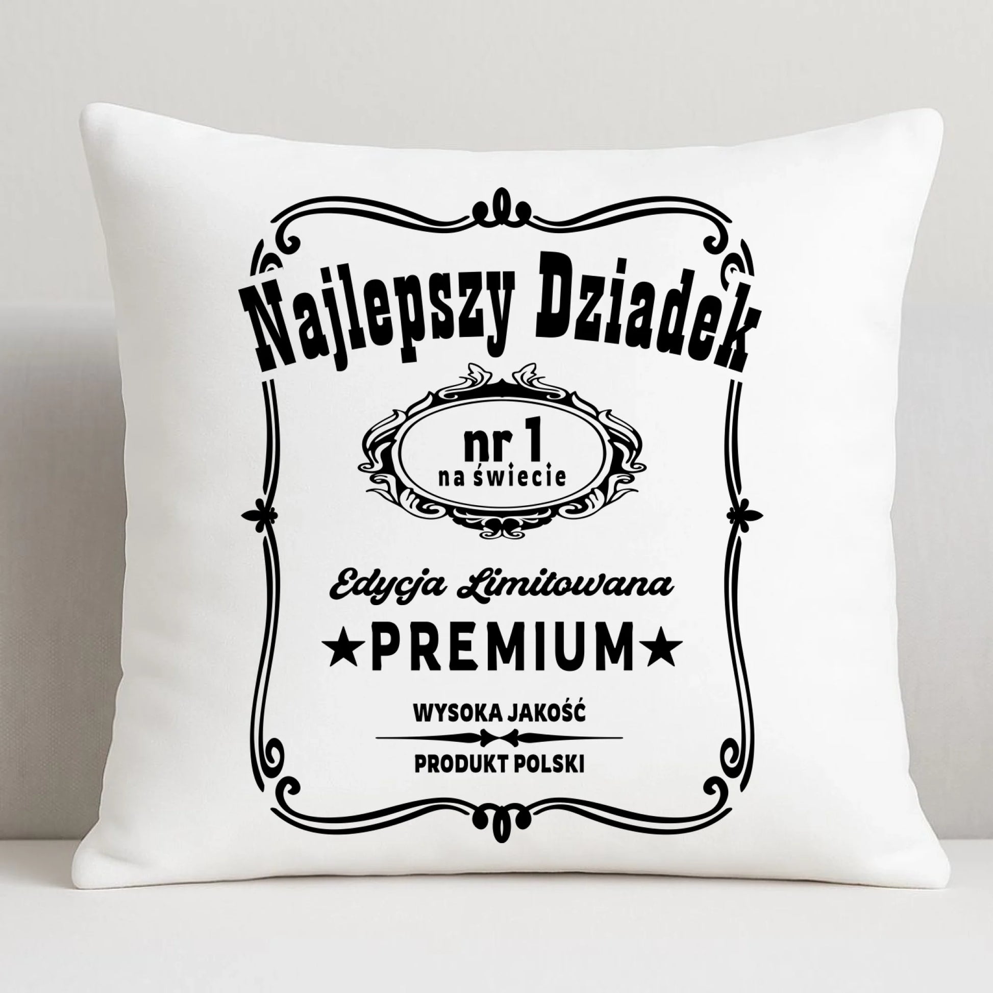 Poduszka dla dziadka - Najlepszy dziadek edycja limitowana D30 - StoryCups.pl