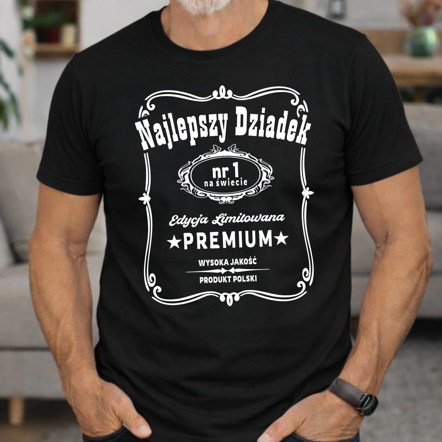 Koszulka dla dziadka - Najlepszy dziadek edycja limitowana D30 - StoryCups.pl