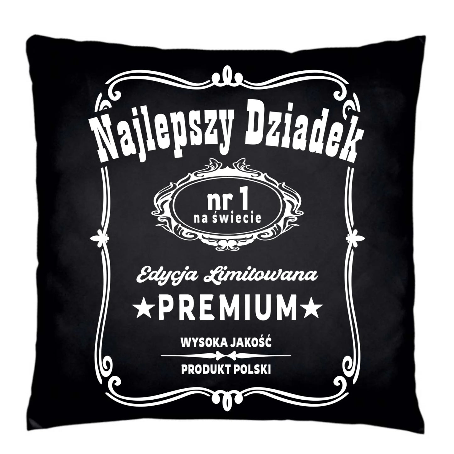 Poduszka dekoracyjna dla dziadka - Najlepszy dziadek edycja limitowana D30 - StoryCups.pl