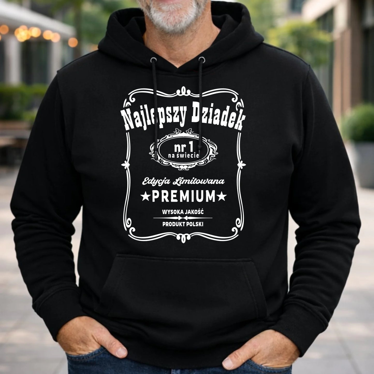Bluza z kapturem dla dziadka - Najlepszy dziadek edycja limitowana D30 - StoryCups.pl