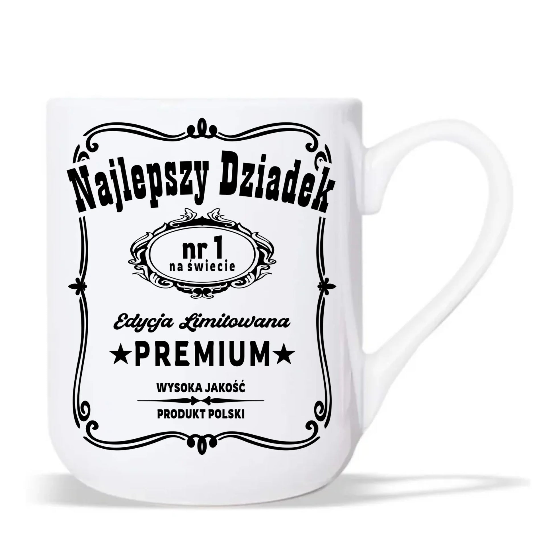 Kubek elegant dla dziadka - Najlepszy dziadek edycja limitowana D30 - StoryCups.pl