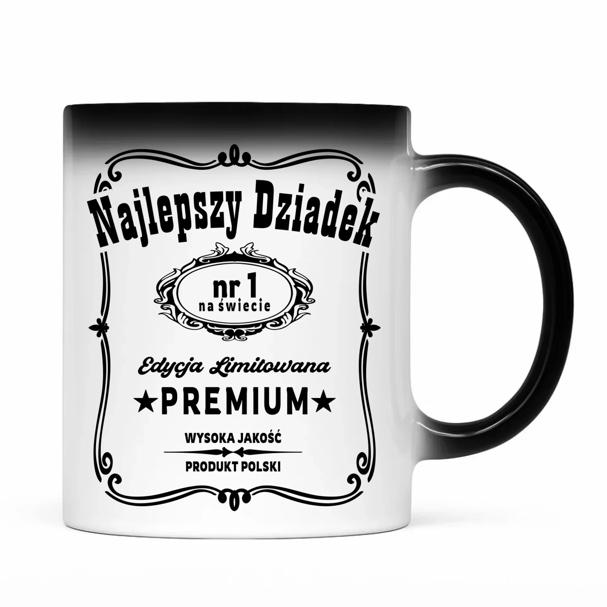 Kubek magiczny dla dziadka - Najlepszy dziadek edycja limitowana D30 - StoryCups.pl