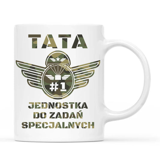 Kubek dla taty - Tata jednostka do zadań specjalnych DT42 - StoryCups.pl