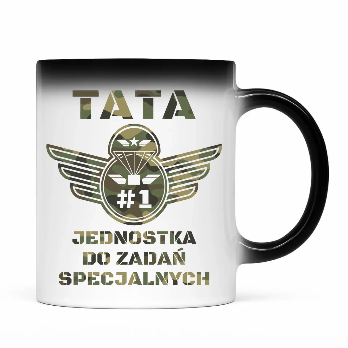 Kubek magiczny dla taty - Tata jednostka do zadań specjalnych DT42 - StoryCups.pl