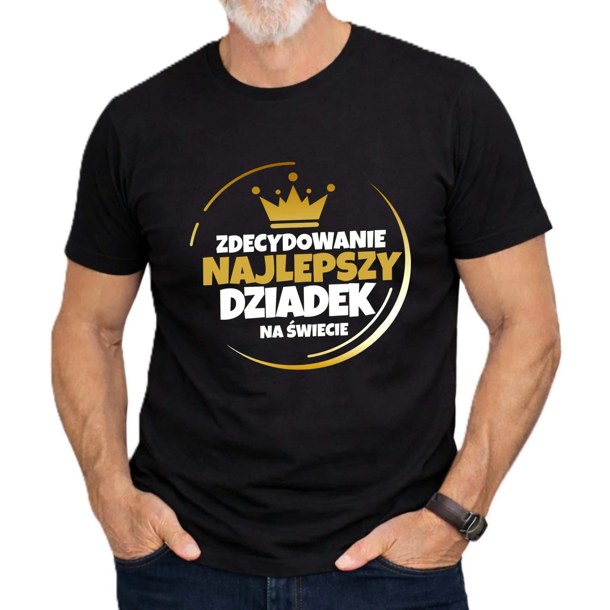 Koszulka dla dziadka - Zdecydowanie najlepszy dziadek D32 - StoryCups.pl