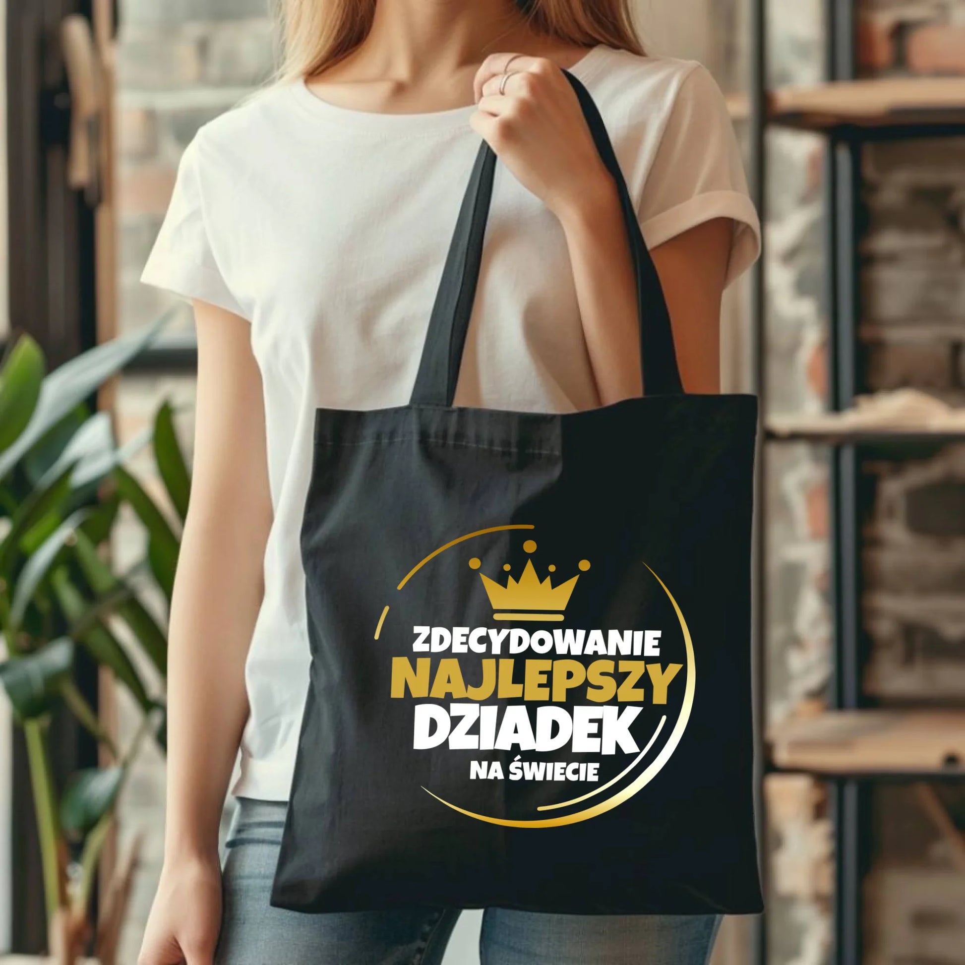 Torba dla dziadka - Zdecydowanie najlepszy dziadek D32 - StoryCups.pl